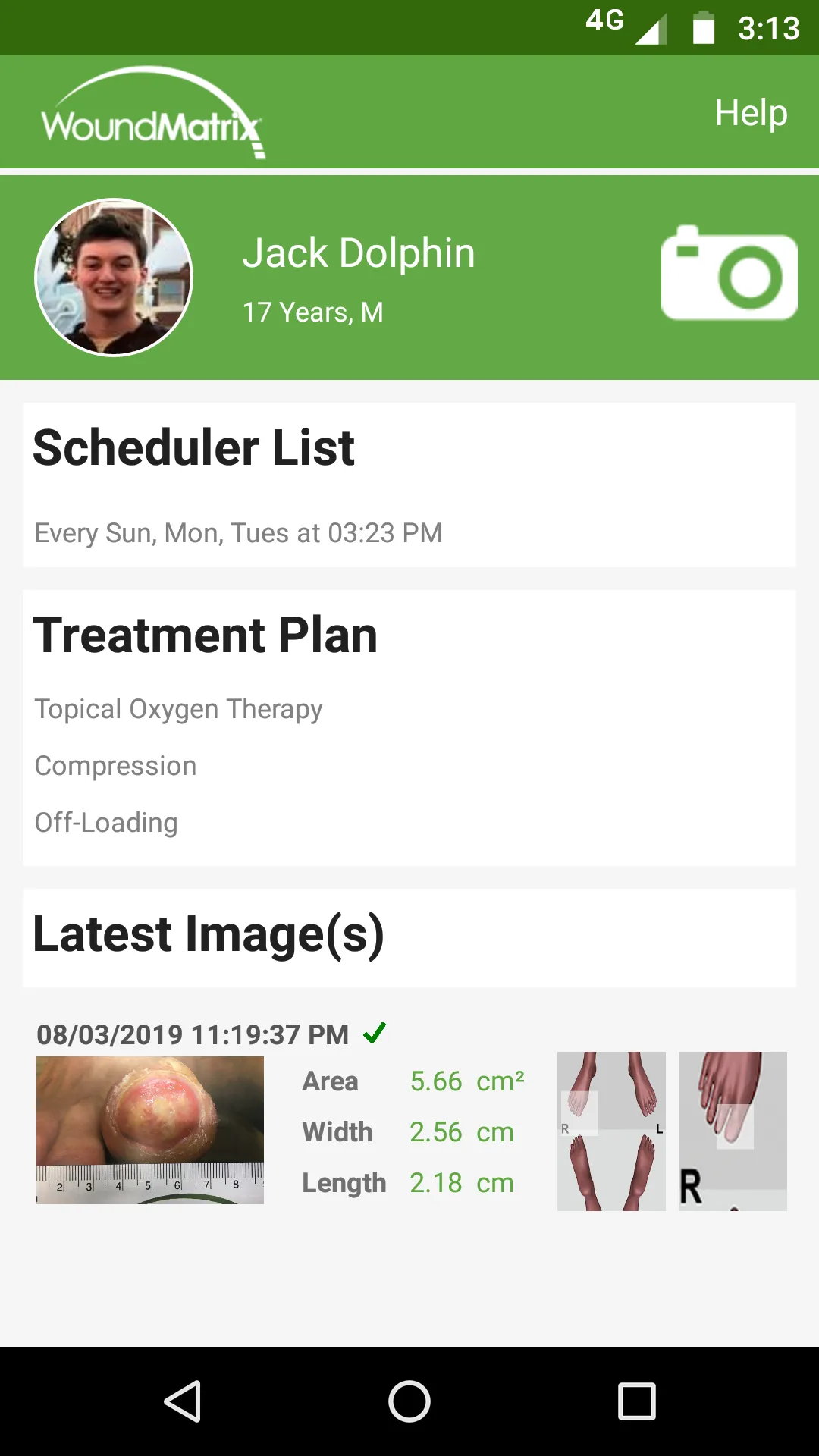 WoundMatrix Patient | Indus Appstore | Screenshot