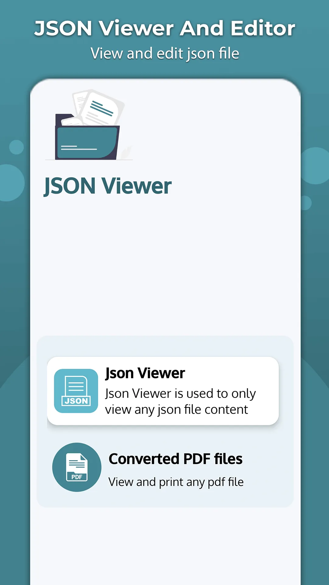 JSON Viewer: JSON to PDF | Indus Appstore | Screenshot