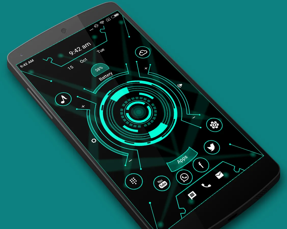 Futuristic Launcher 3 -AppLock | Indus Appstore | Screenshot