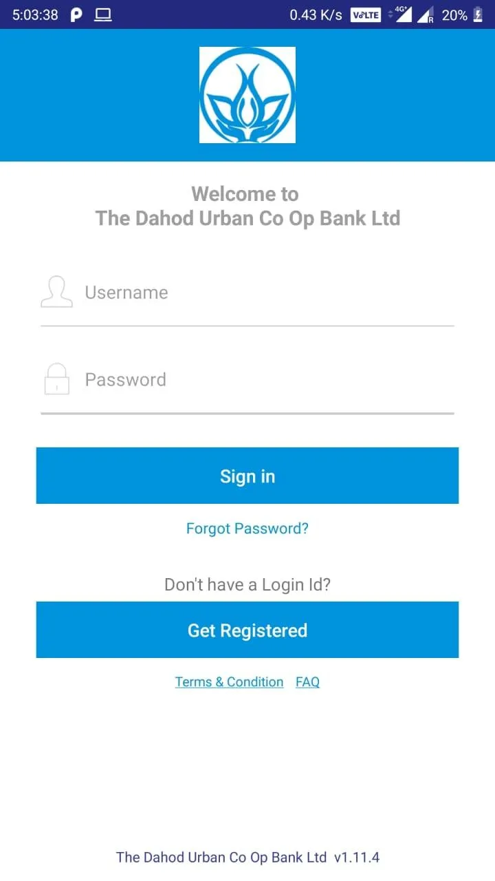 The Dahod Urban Co.Op Bank Ltd | Indus Appstore | Screenshot