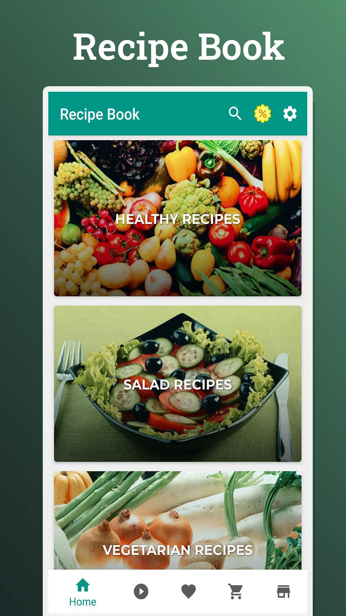 Recipe book : Healthy recipes | Indus Appstore | Screenshot