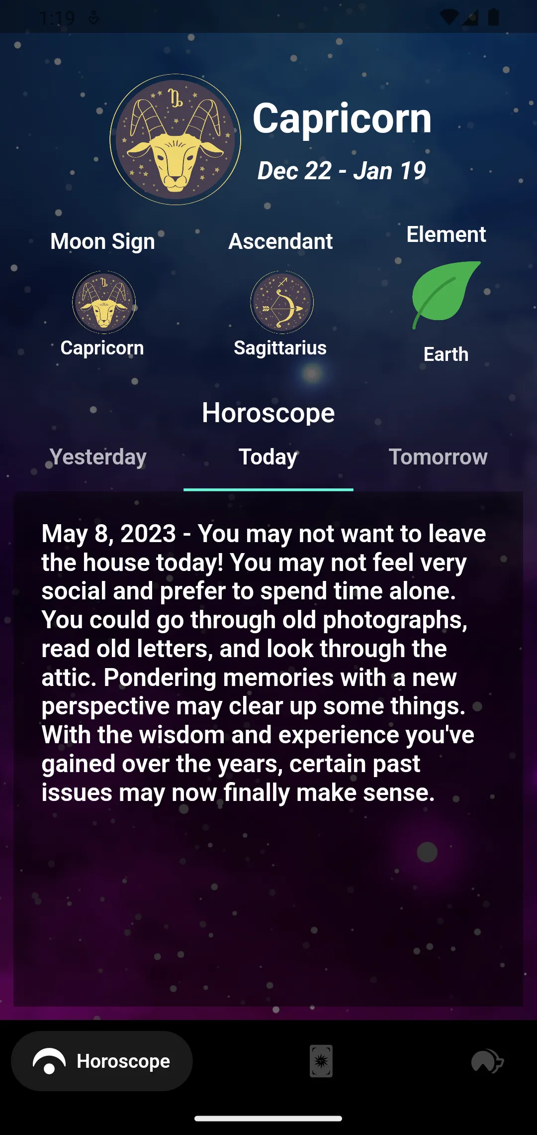 Astroga - Horoscope & Tarot | Indus Appstore | Screenshot