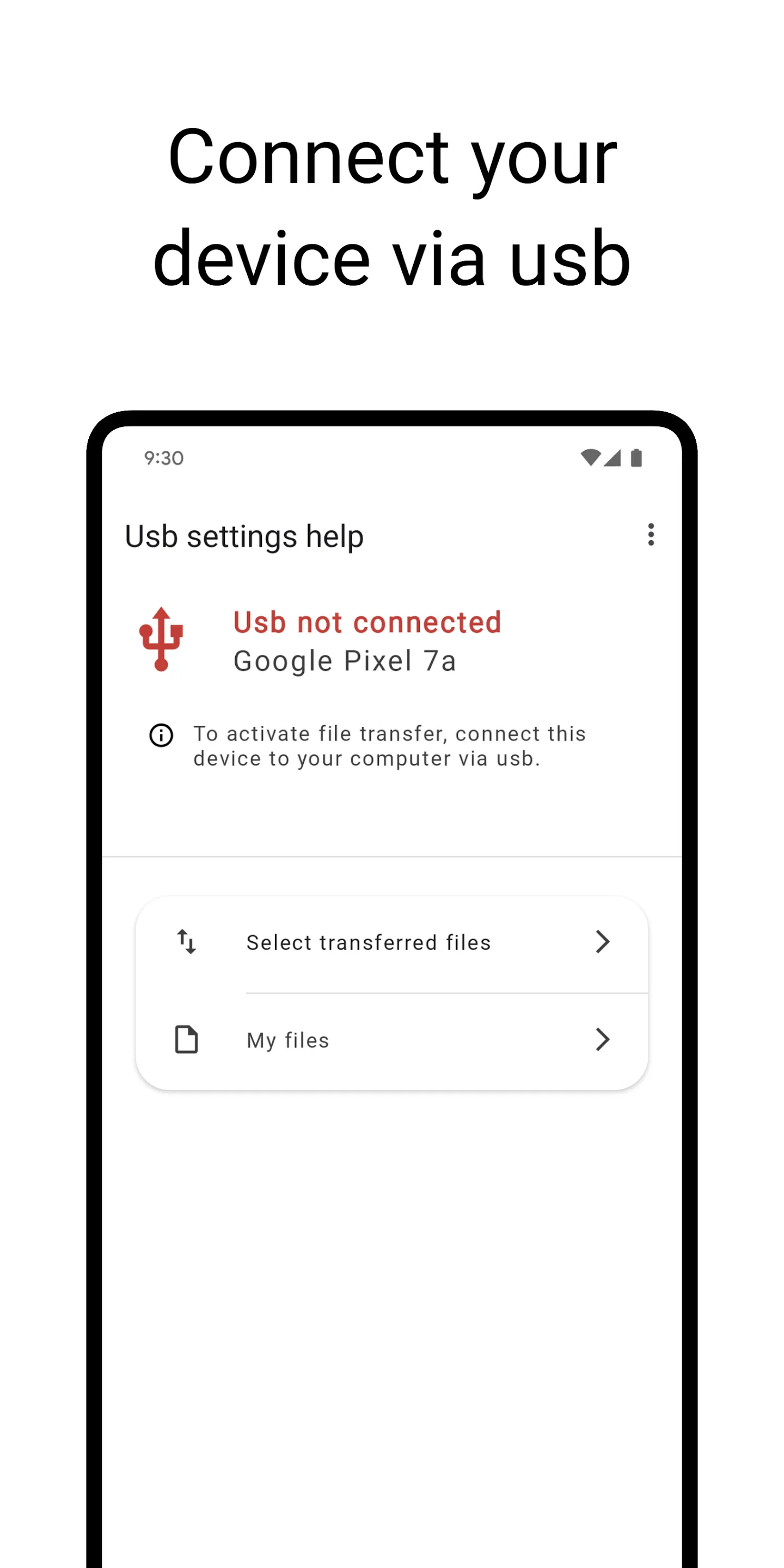 USB settings help | Indus Appstore | Screenshot