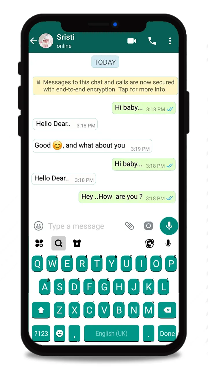 SMS Chat Messages Theme | Indus Appstore | Screenshot