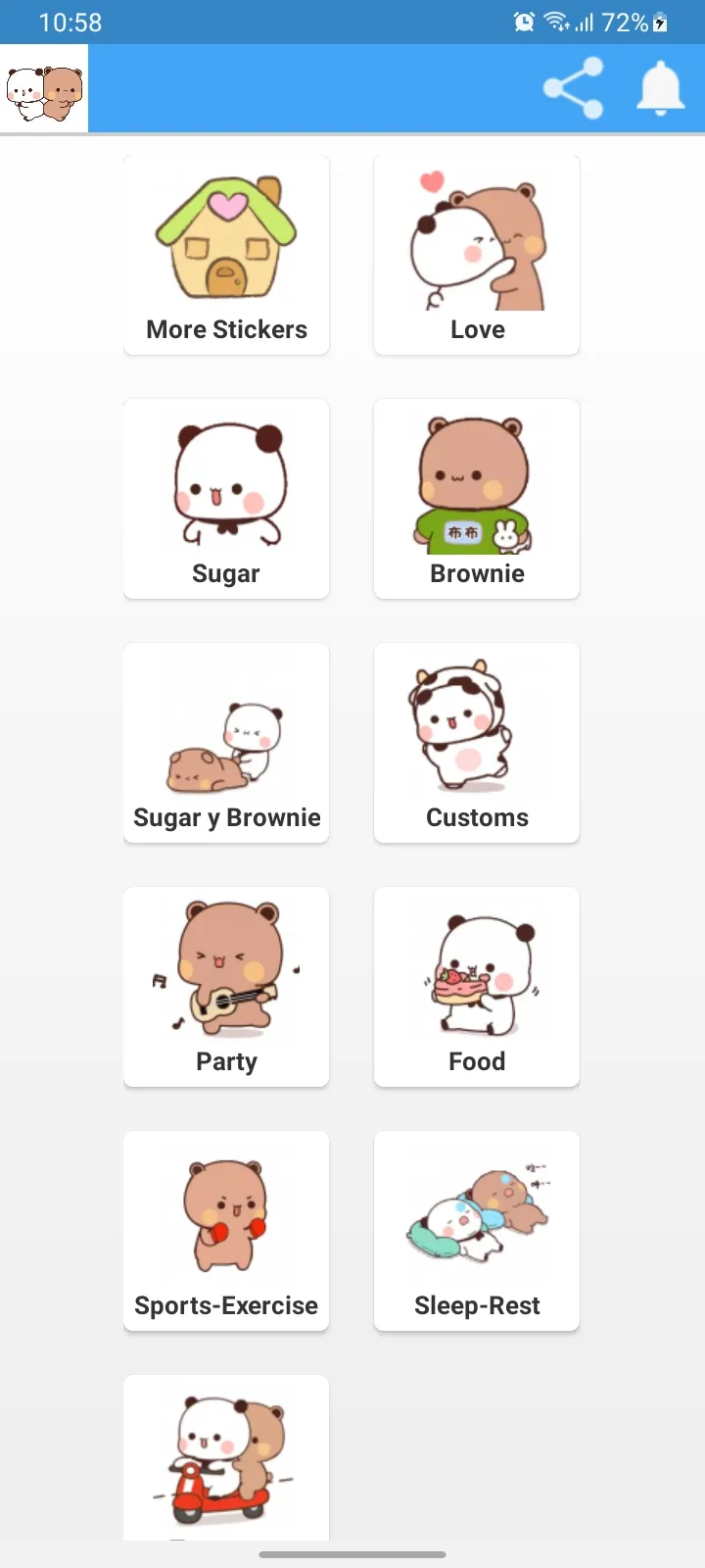 Animated Cute Bears Stickers | Indus Appstore | Screenshot