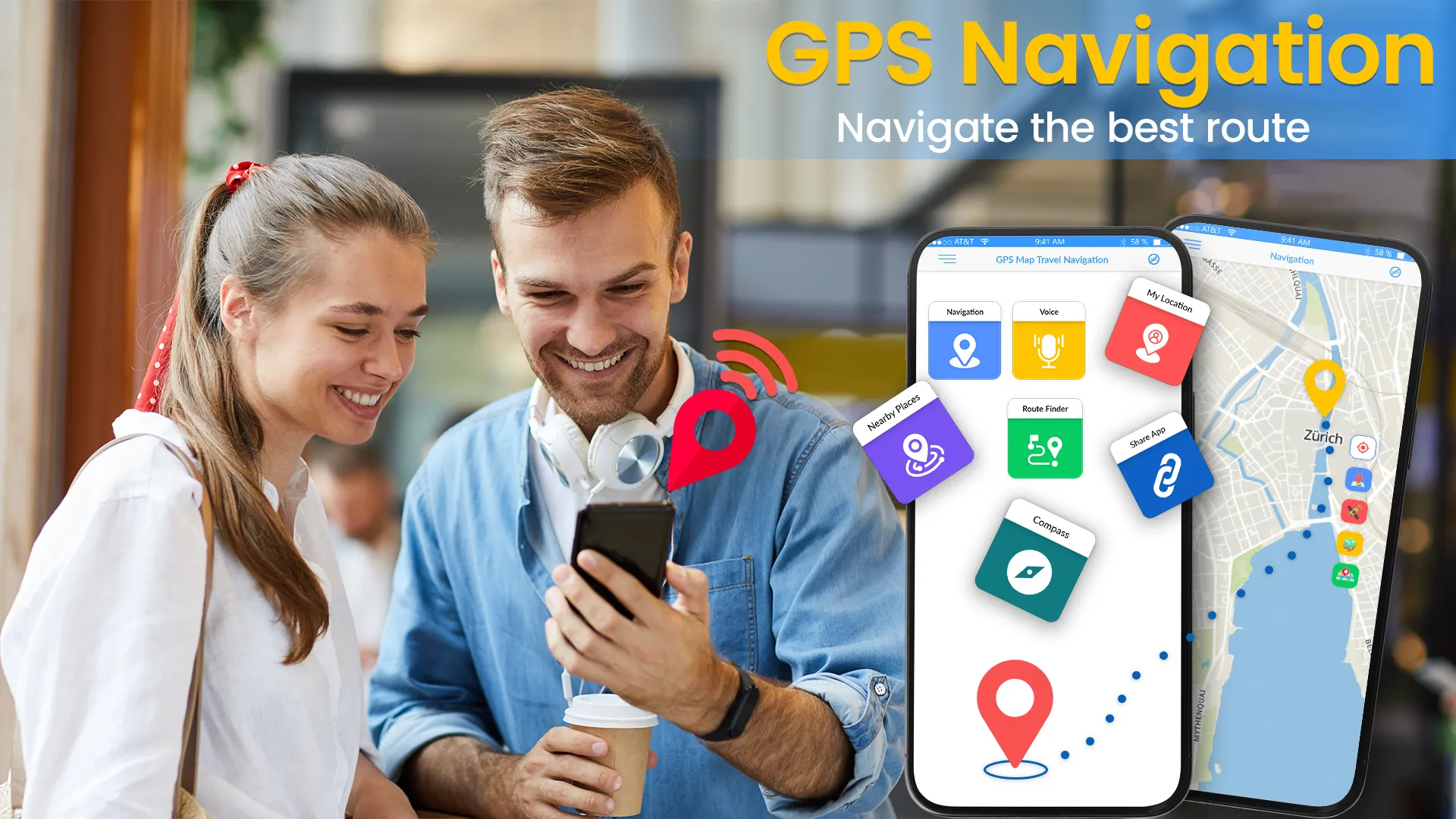 GPS Navigation :Live Earth Map | Indus Appstore | Screenshot