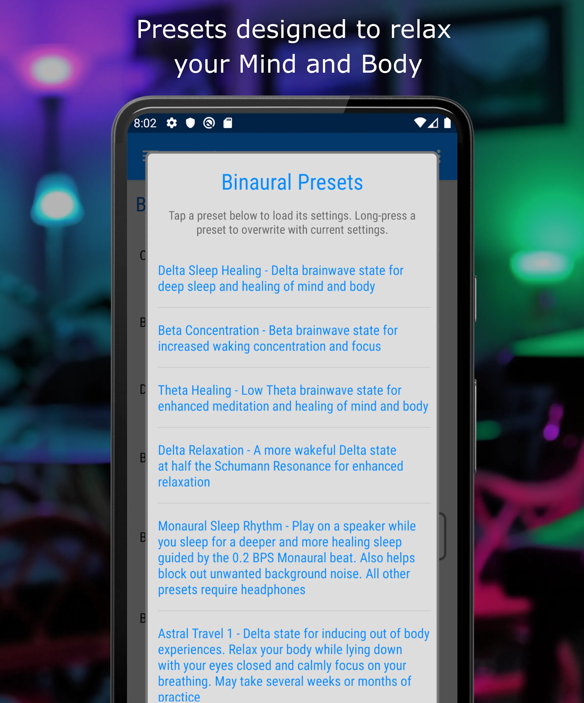 Relaxing Soundscapes: Binaural | Indus Appstore | Screenshot