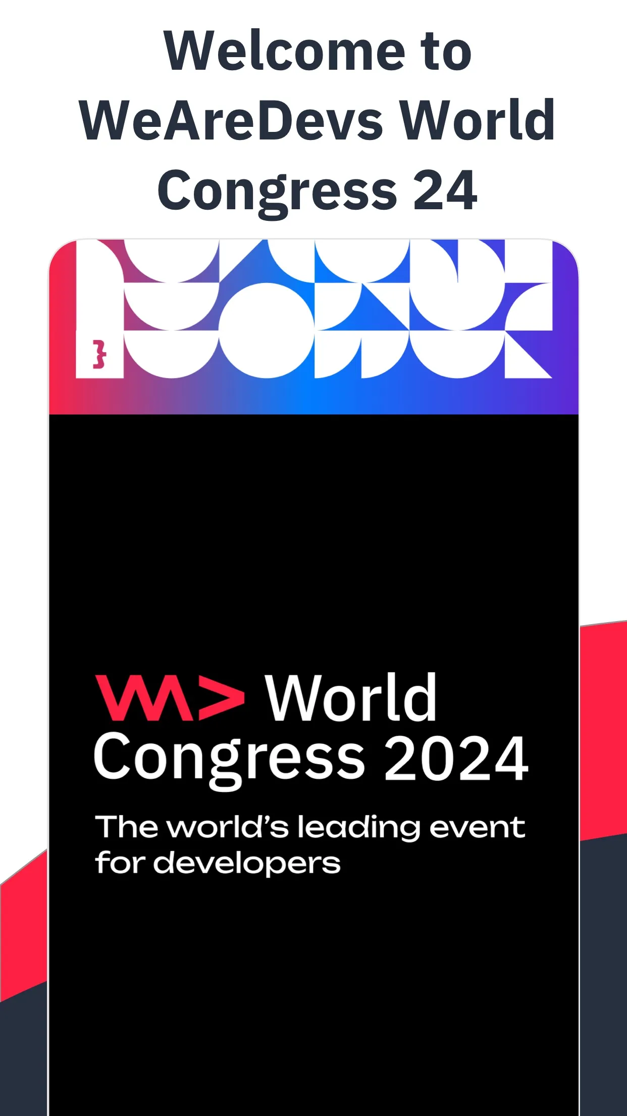 WeAreDevs World Congress 24 | Indus Appstore | Screenshot