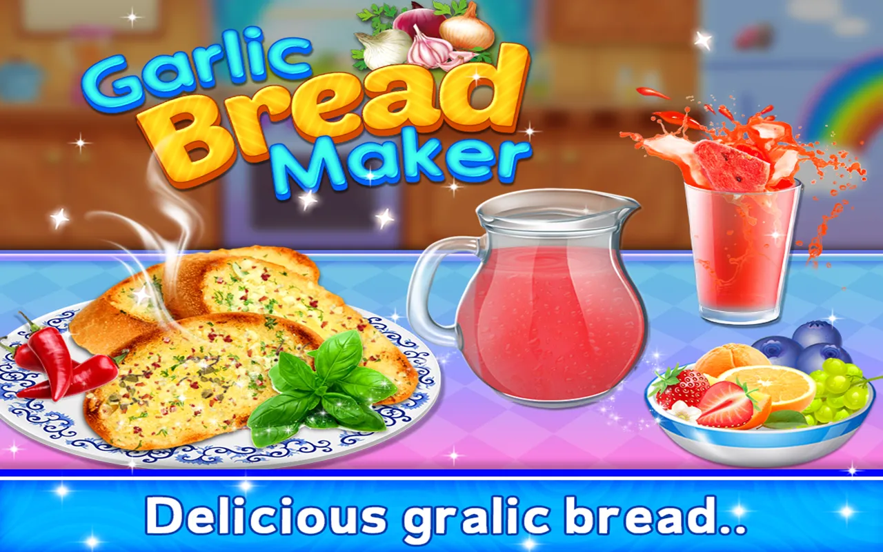 Garlic Bread Cooking Game | Indus Appstore | Screenshot