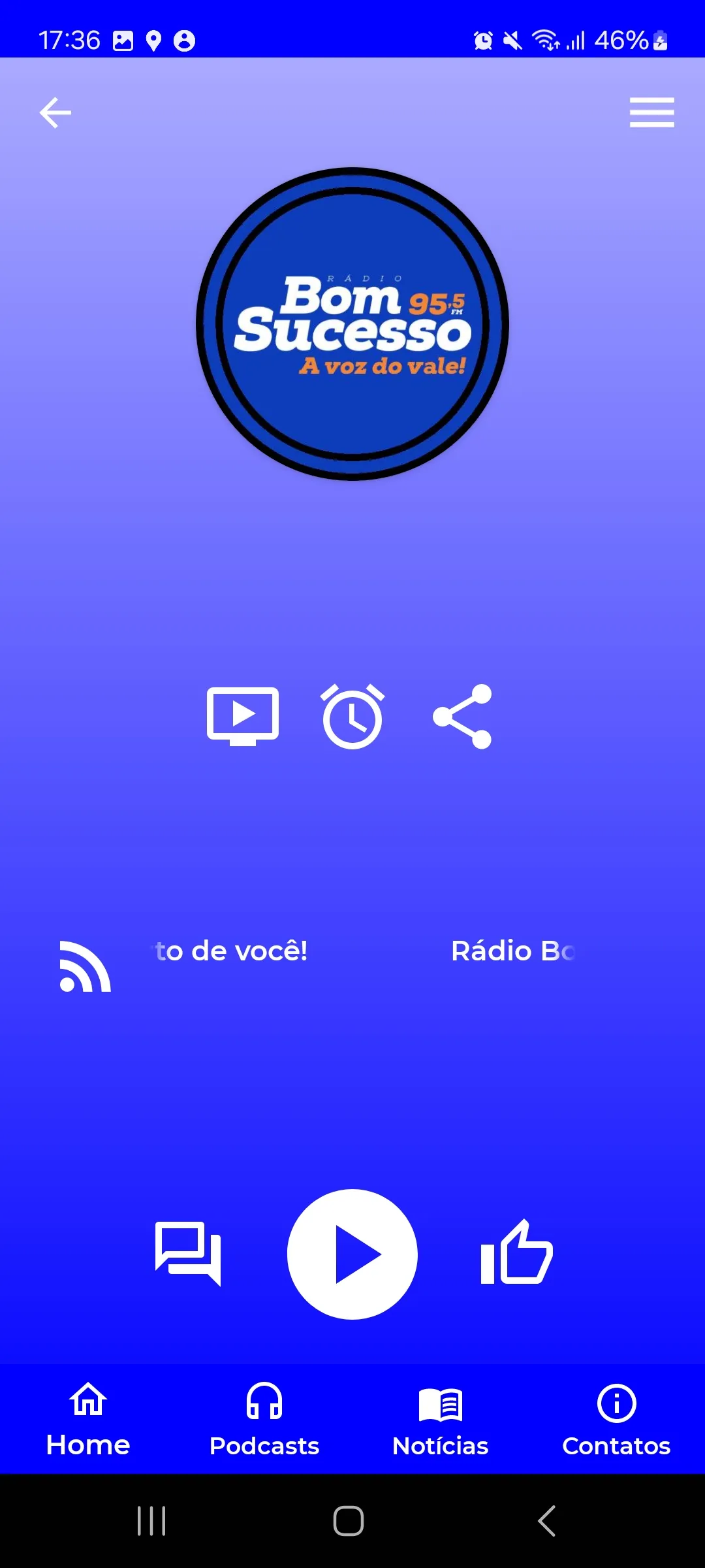 Rádio Bom Sucesso | Indus Appstore | Screenshot