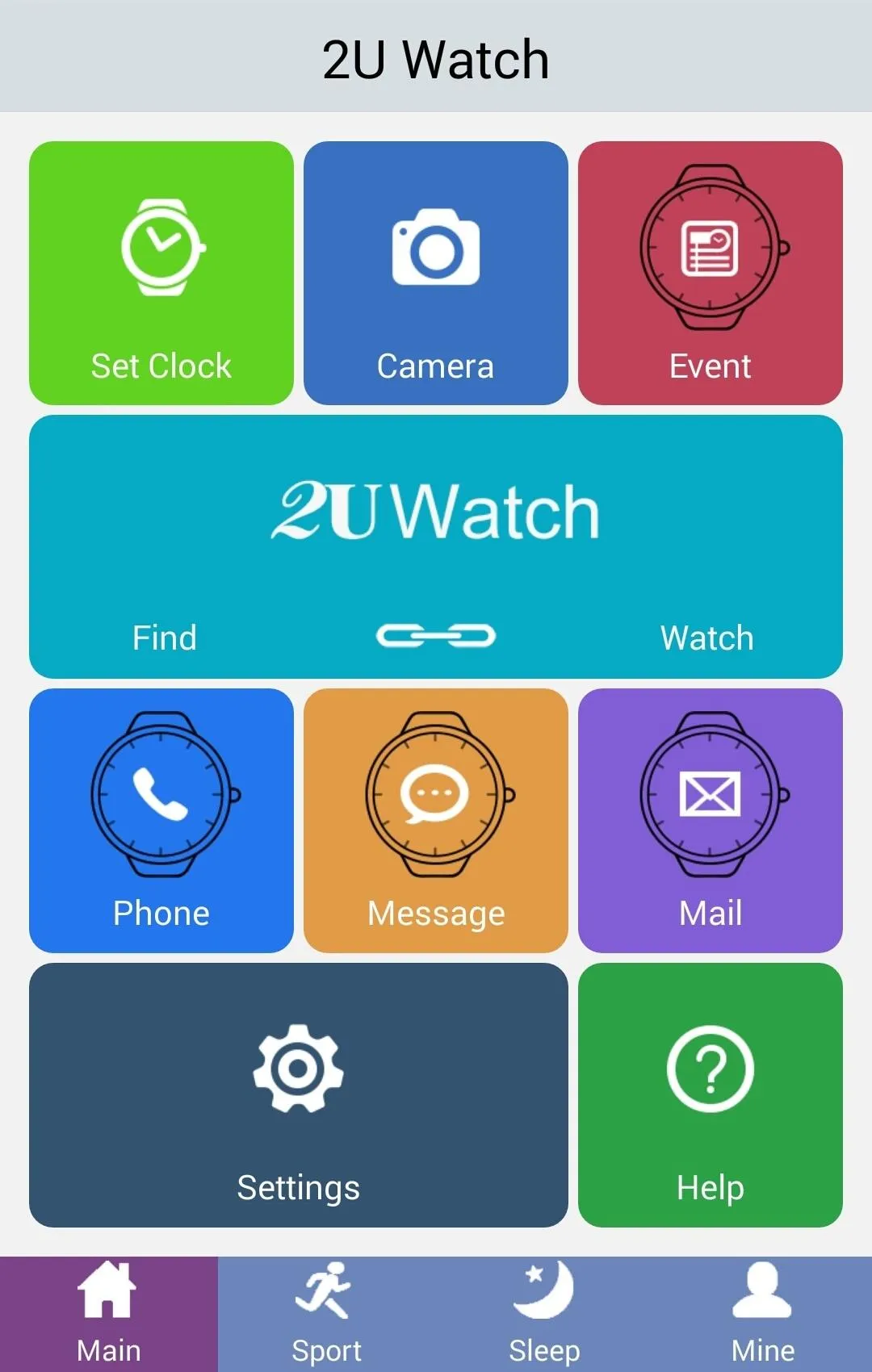 2U Watch Bluetooth smartwatch | Indus Appstore | Screenshot