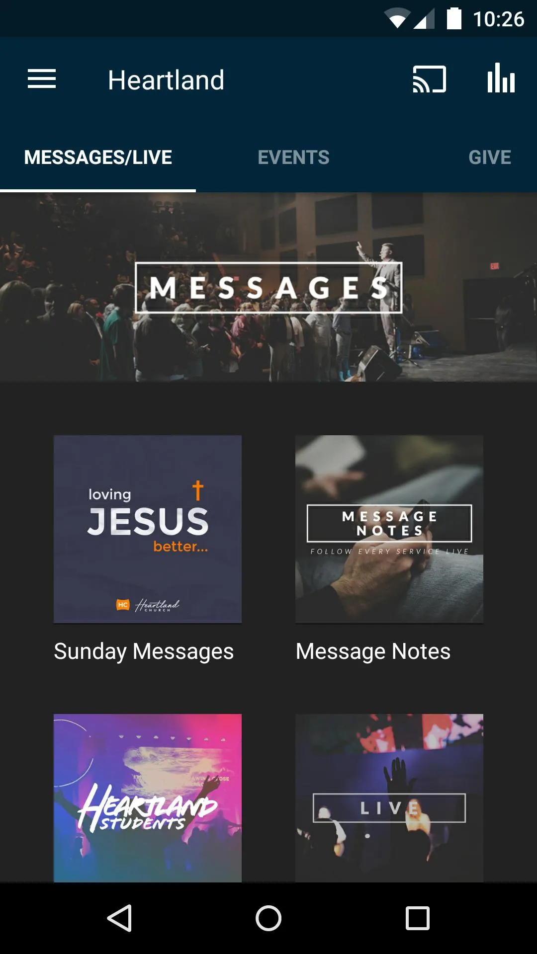 The Heartland Church | Indus Appstore | Screenshot