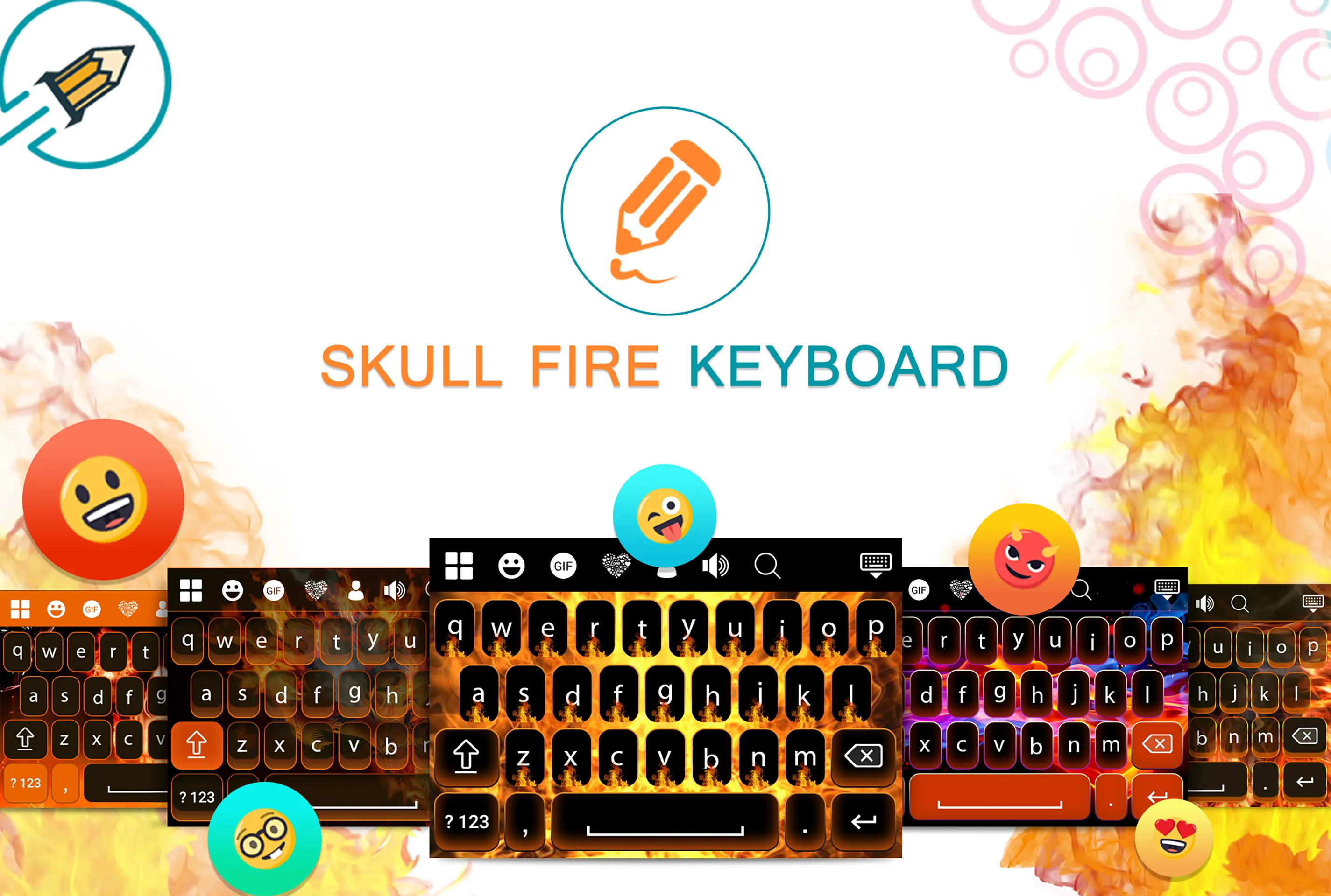 Skull Fire Keyboard | Indus Appstore | Screenshot