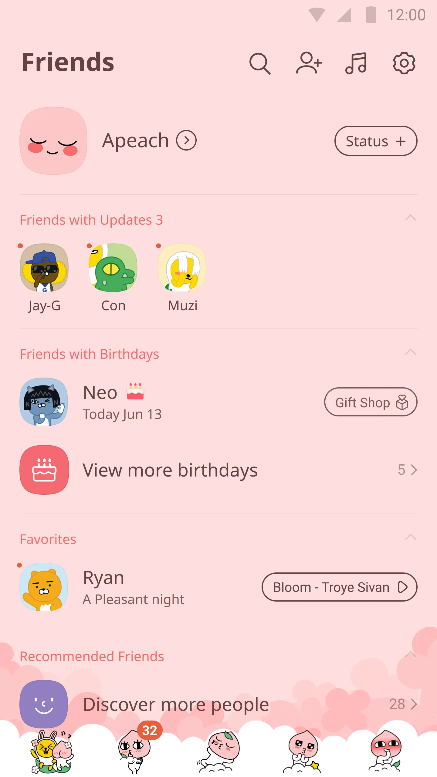 Apeach - KakaoTalk Theme | Indus Appstore | Screenshot