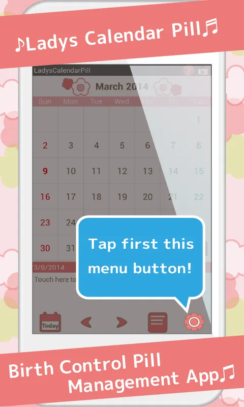 LadysCalendar Pill | Indus Appstore | Screenshot