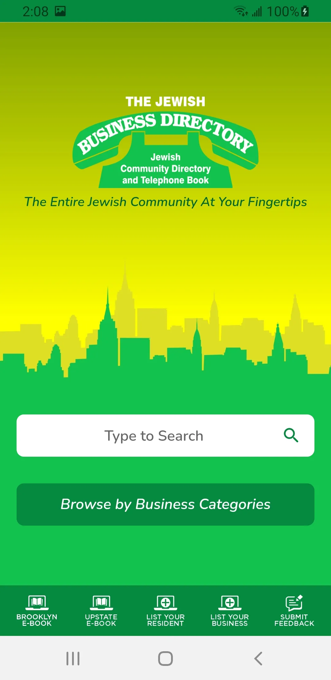 Jewish Business Directory | Indus Appstore | Screenshot