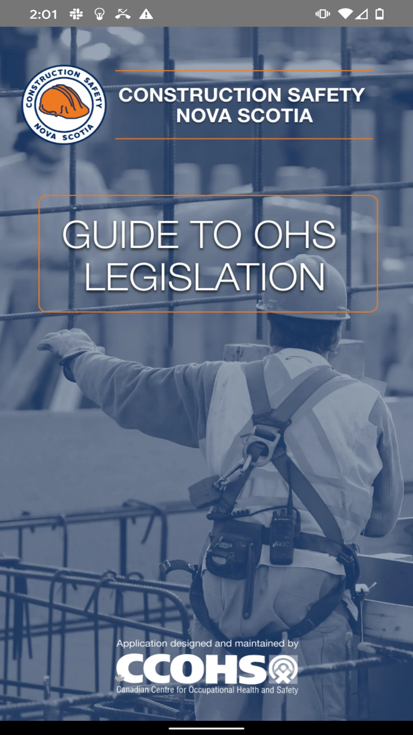 CSNS Guide to OHS Legislation | Indus Appstore | Screenshot