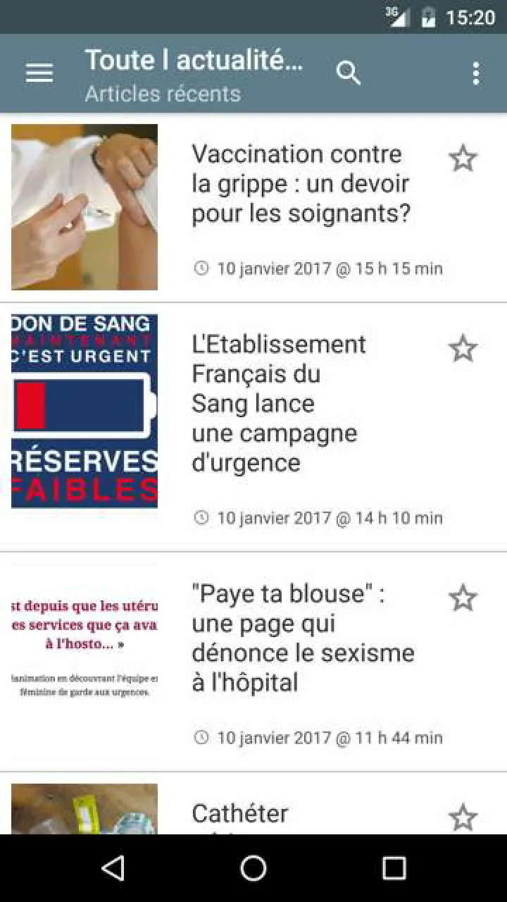 Actusoins actualité infirmière | Indus Appstore | Screenshot