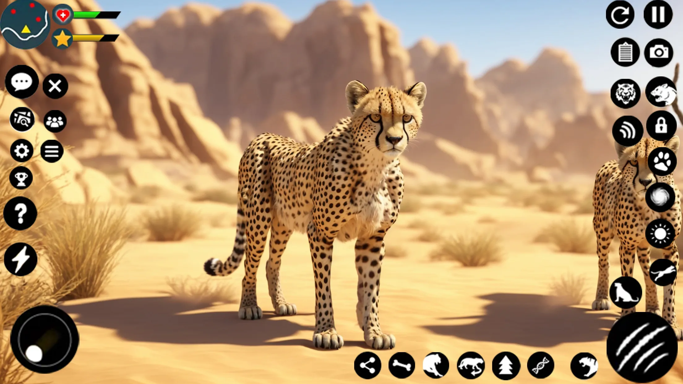 Wild Cheetah Family Simulator | Indus Appstore | Screenshot