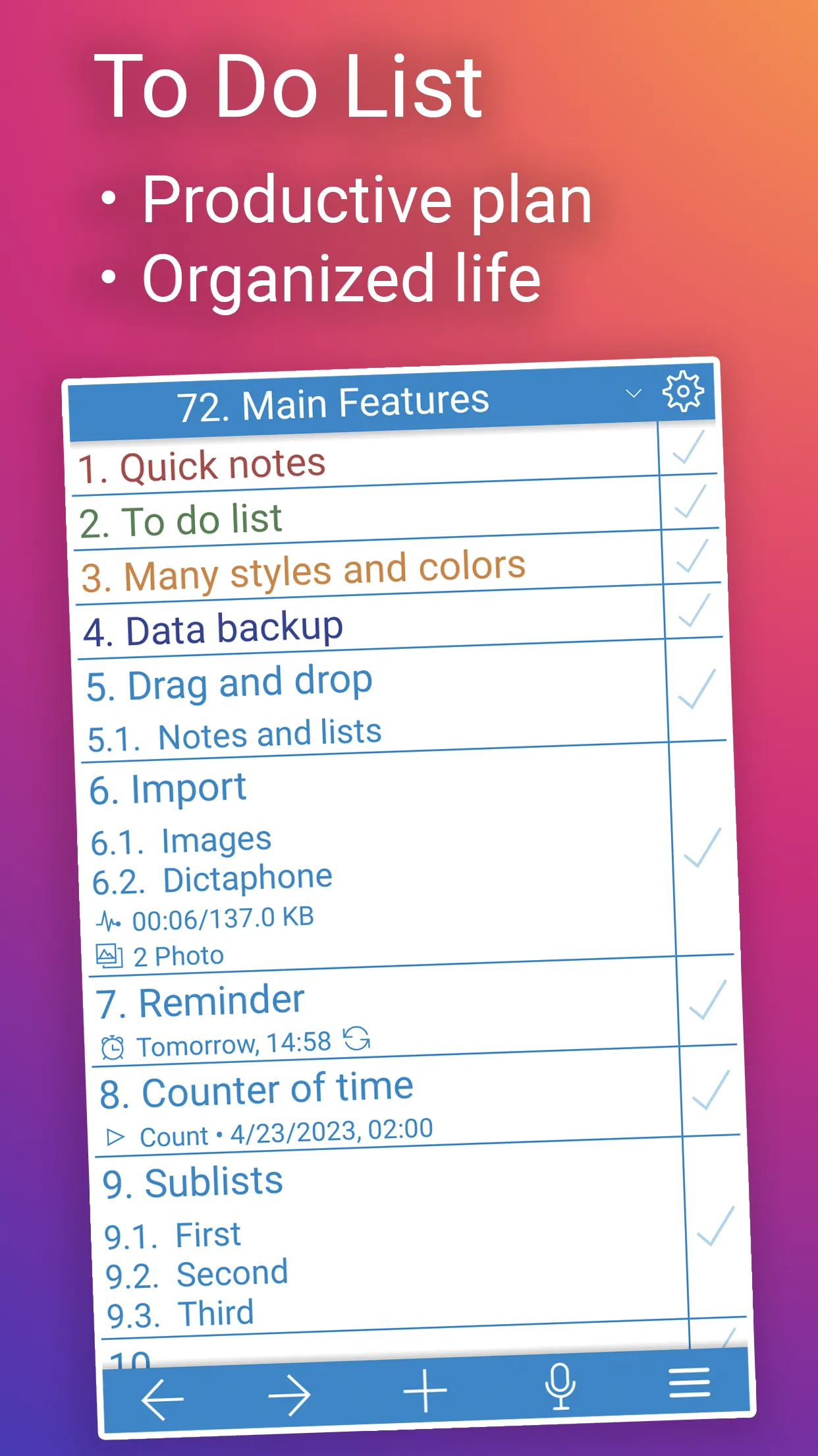 NoteToDo - Notes & To Do List | Indus Appstore | Screenshot