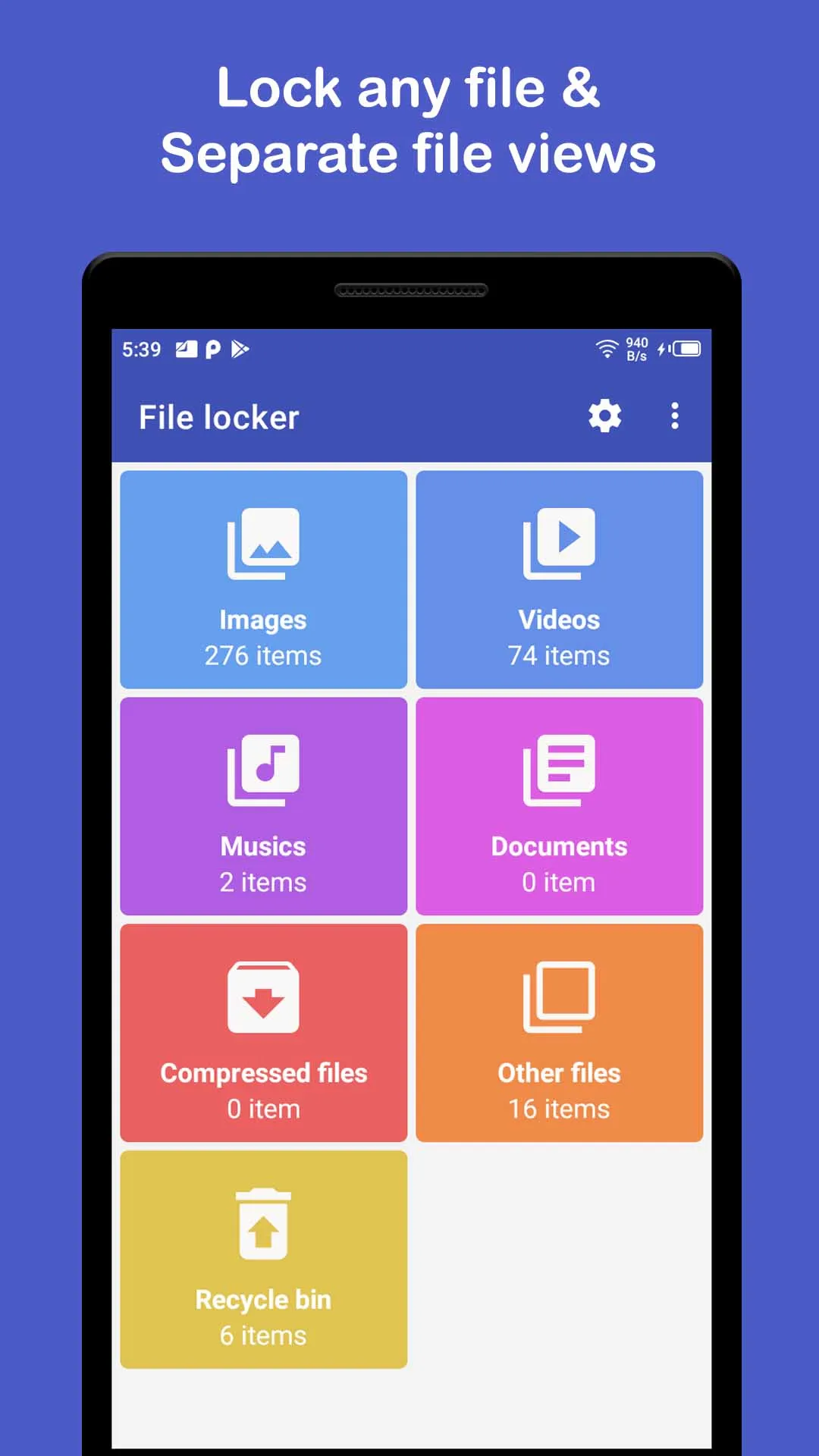 File locker - Lock my files | Indus Appstore | Screenshot