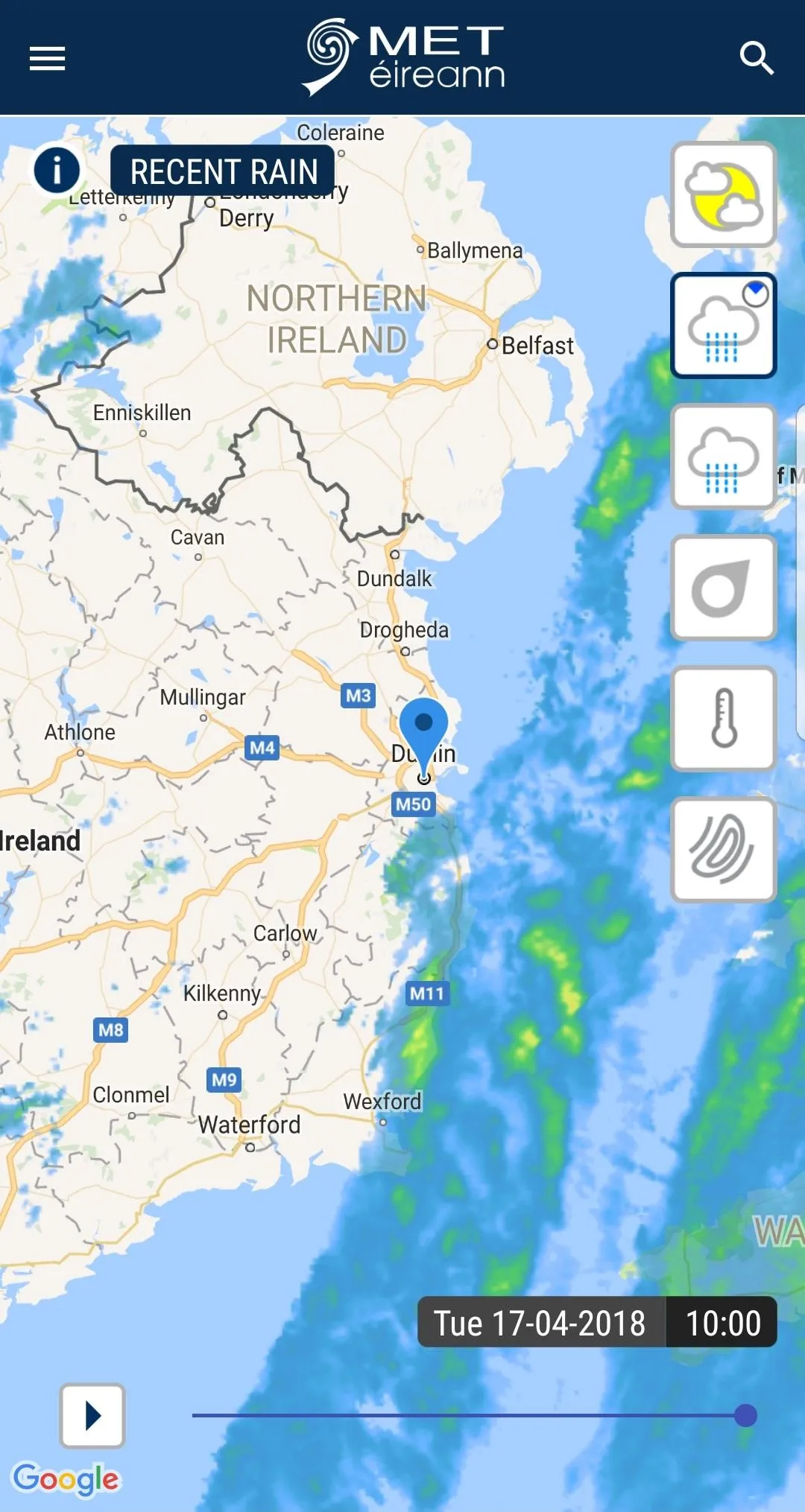 Met Éireann | Indus Appstore | Screenshot