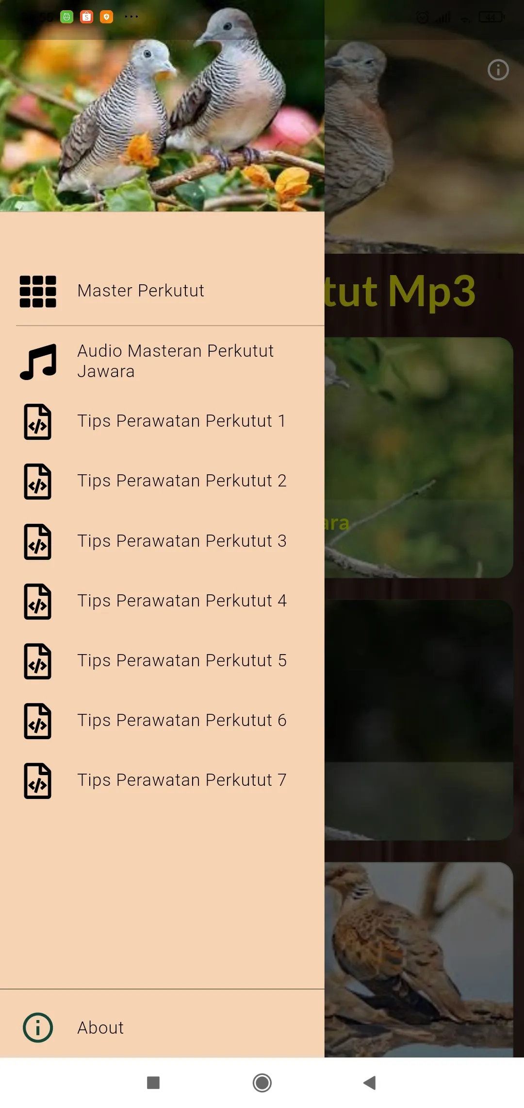 Perkutut Suara Merdu | Indus Appstore | Screenshot