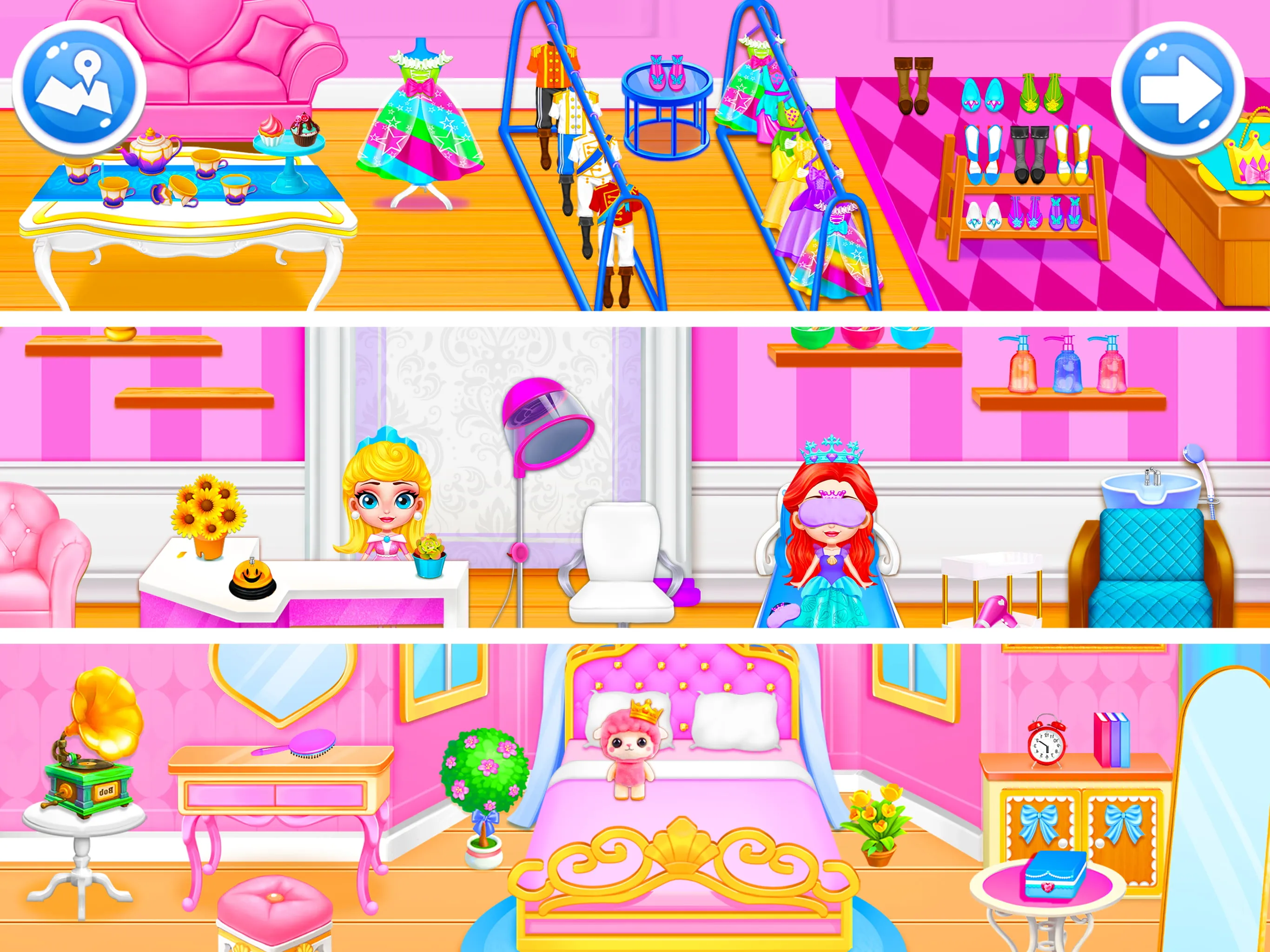 Princess Town Doll House Games | Indus Appstore | Screenshot