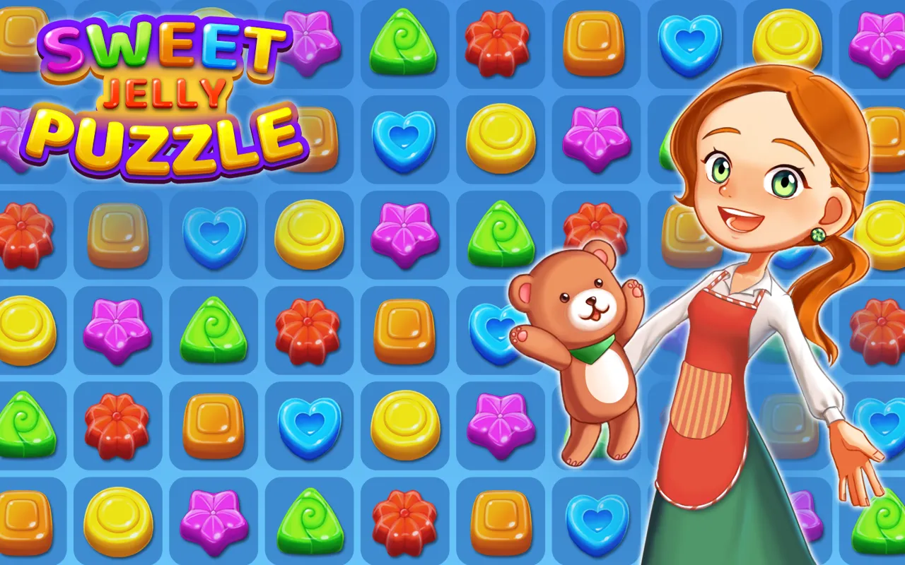 Sweet Jelly Puzzle(Match 3) | Indus Appstore | Screenshot