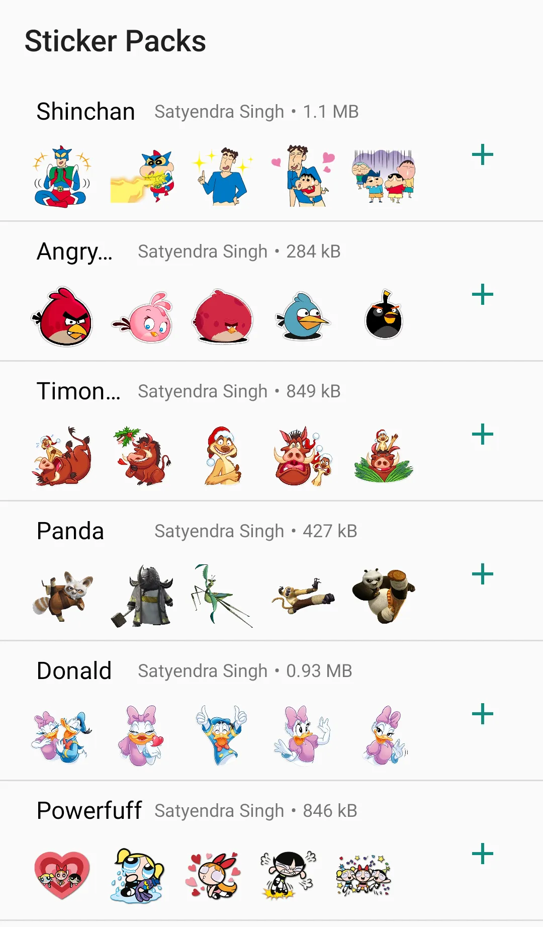 Cartoon Stickers for Whatsapp | Indus Appstore | Screenshot