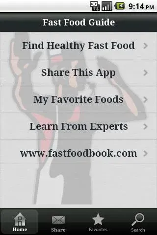 Fast Food Guide | Indus Appstore | Screenshot