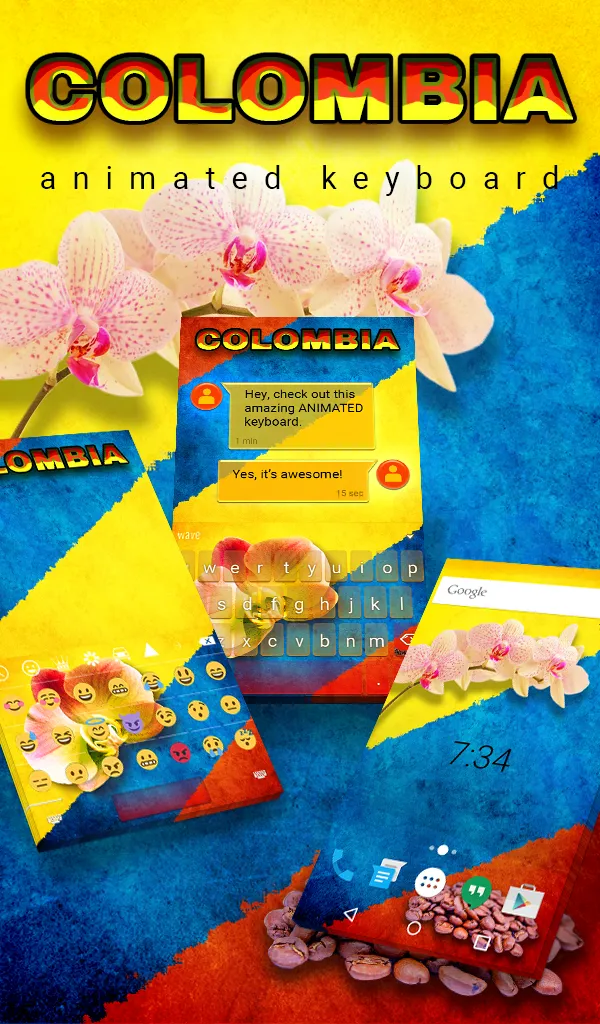 Colombia Live Wallpaper Theme | Indus Appstore | Screenshot