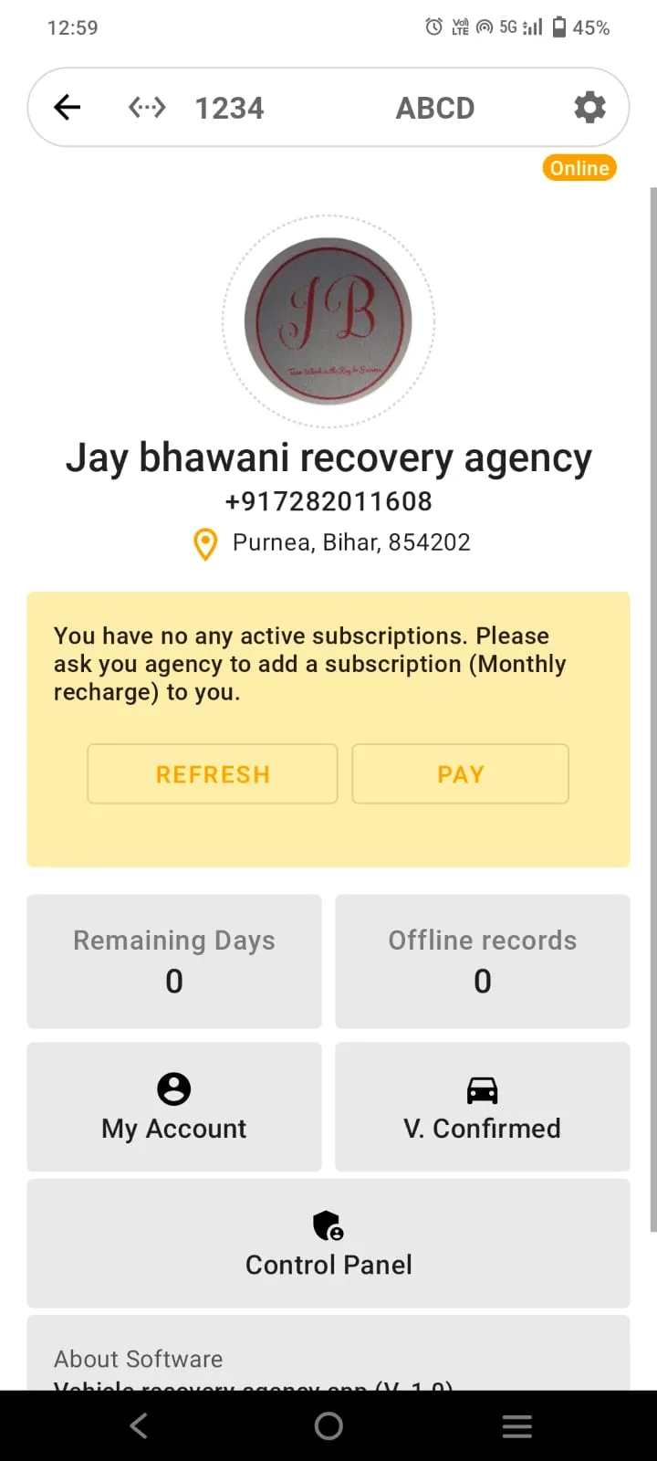 Jay bhawani recovery agency | Indus Appstore | Screenshot