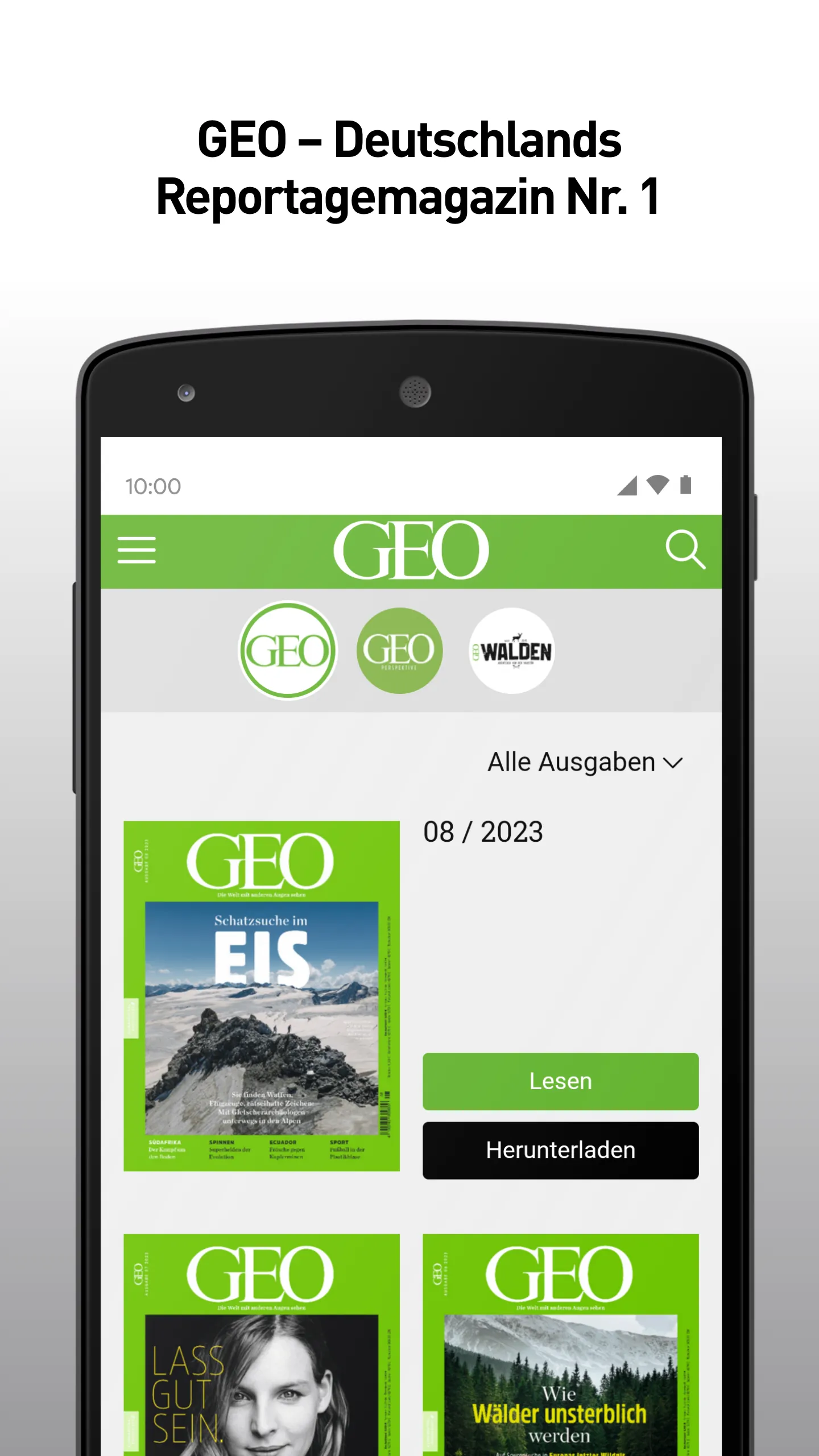 GEO Digital Magazin | Indus Appstore | Screenshot