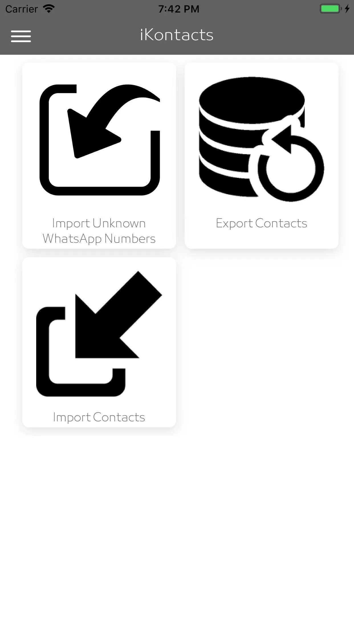 iKontacts - Manage Contacts | Indus Appstore | Screenshot