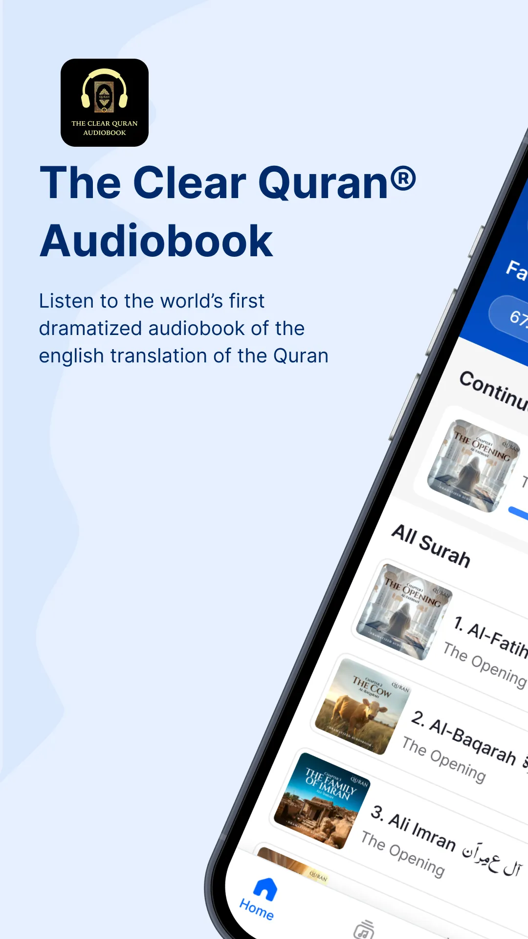 The Clear Quran Audiobook | Indus Appstore | Screenshot