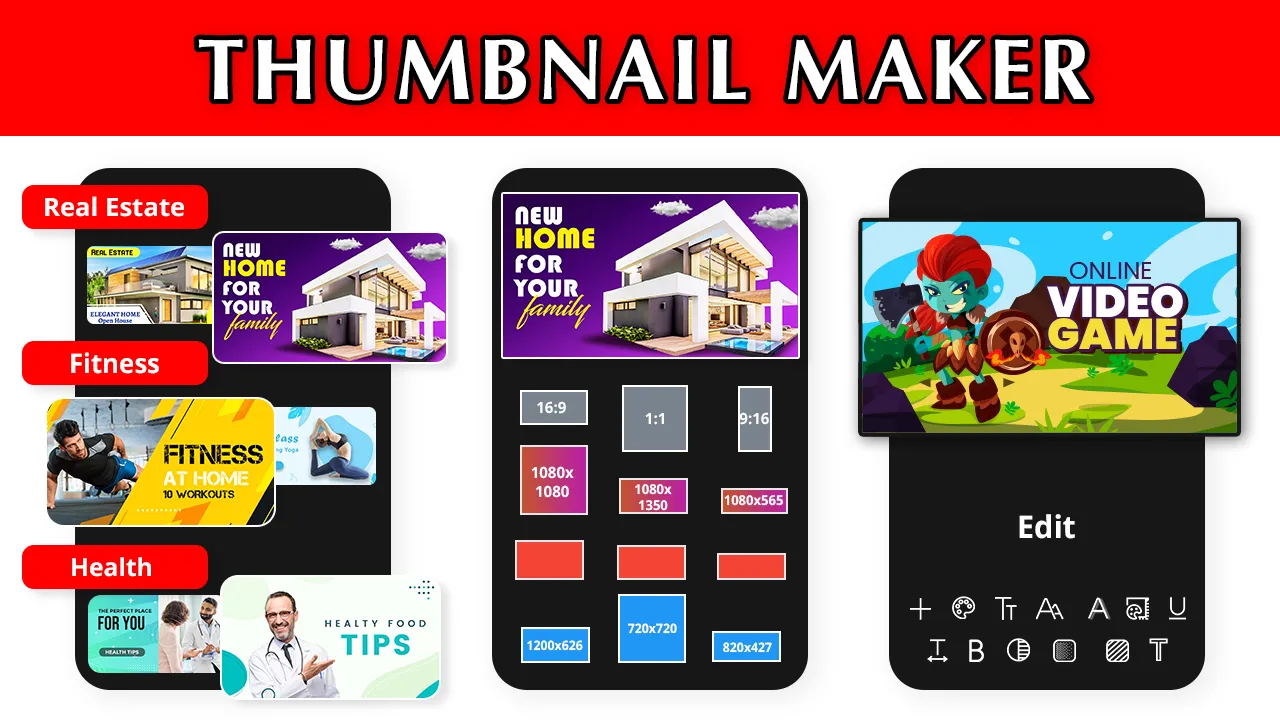 Thumbnail Maker Banner Art | Indus Appstore | Screenshot