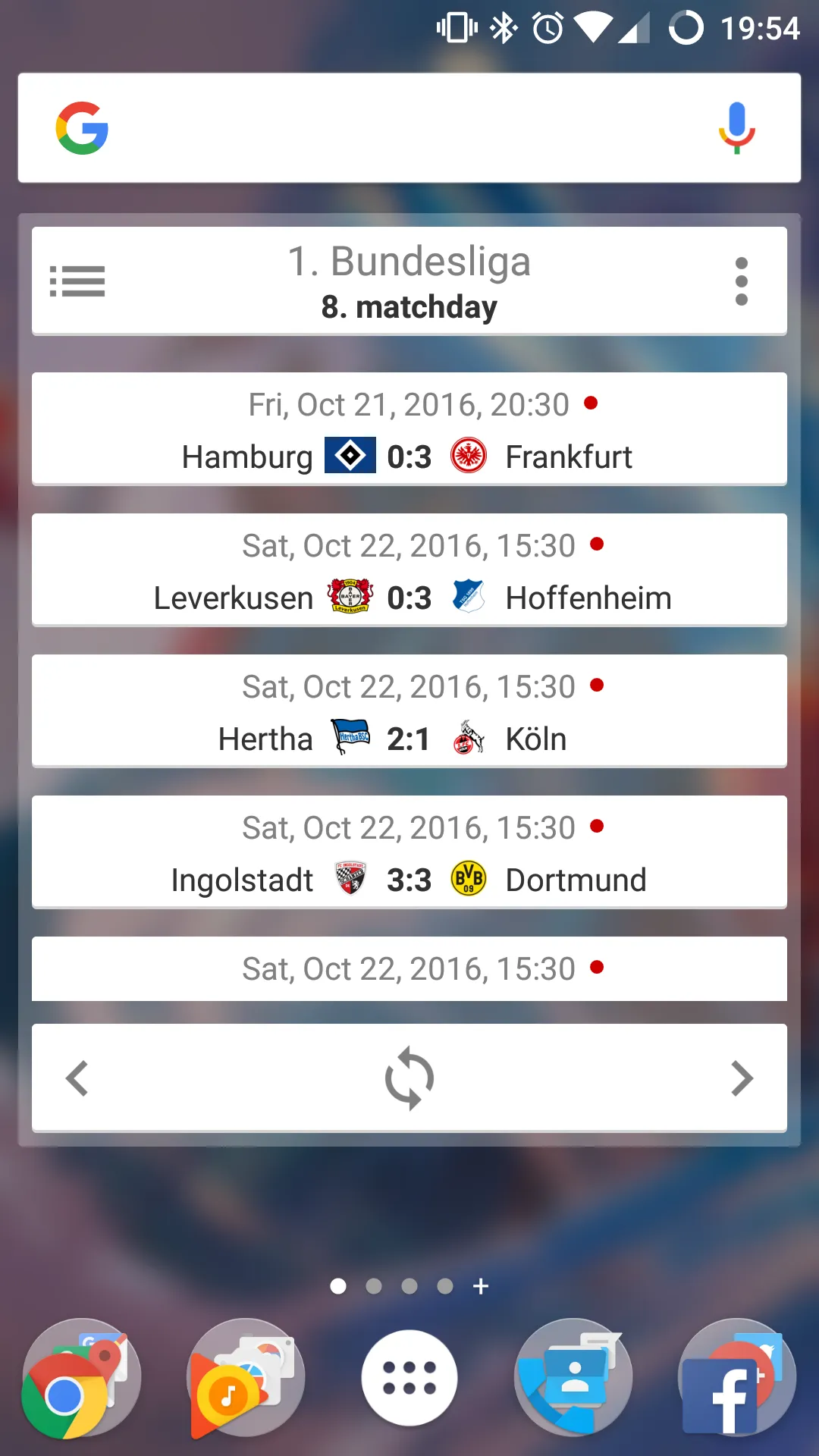 Widget for Bundesliga | Indus Appstore | Screenshot