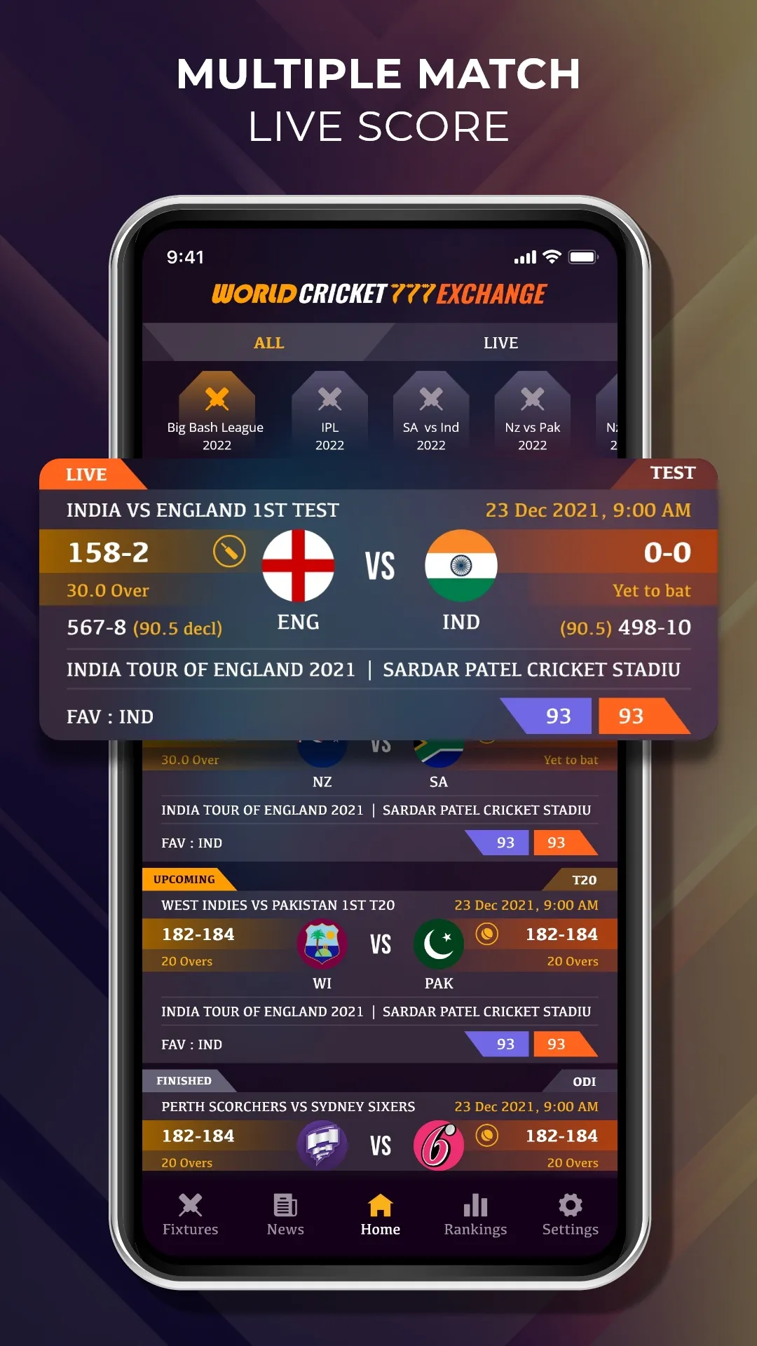 World 777 Cricket Live Line | Indus Appstore | Screenshot