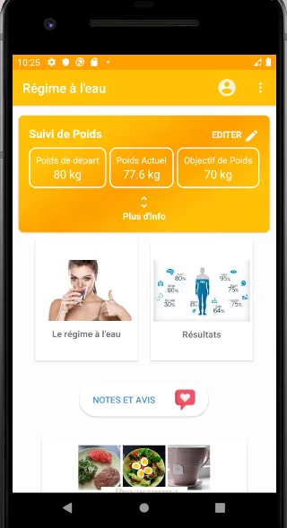 Perdre du Poids Régime à l'eau | Indus Appstore | Screenshot