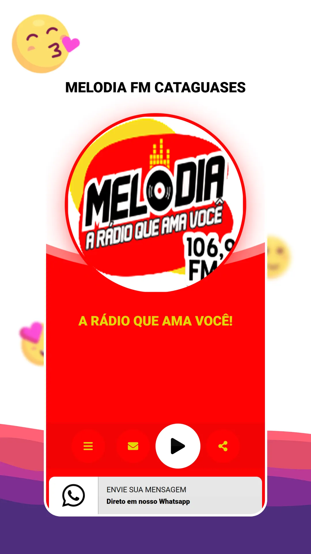 Cataguases Melodia FM | Indus Appstore | Screenshot