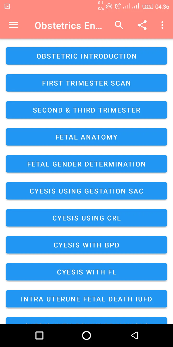 A-Z Obstetrics Ultrasound Guid | Indus Appstore | Screenshot