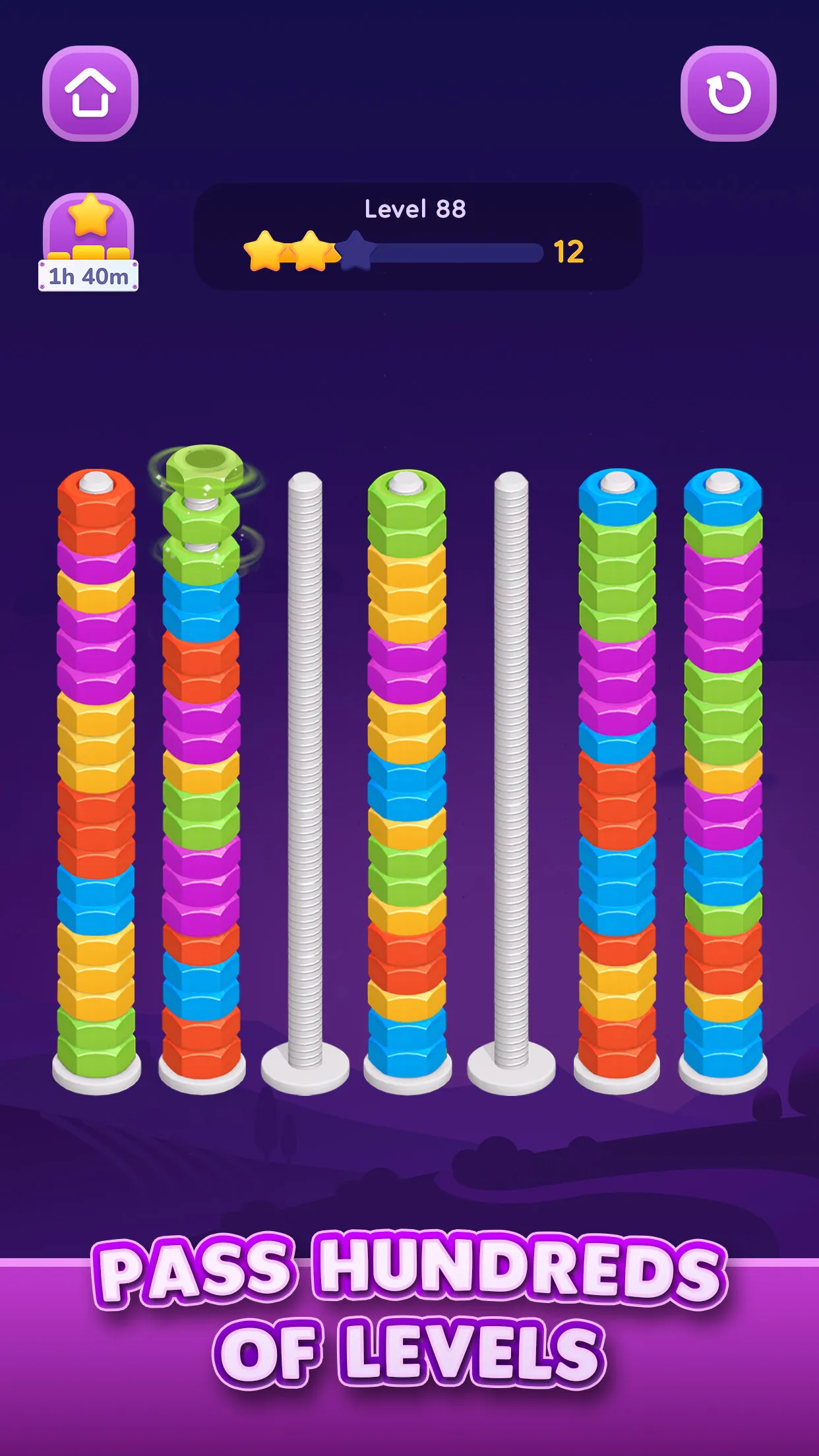 Nut Sort: Color Sorting Game | Indus Appstore | Screenshot