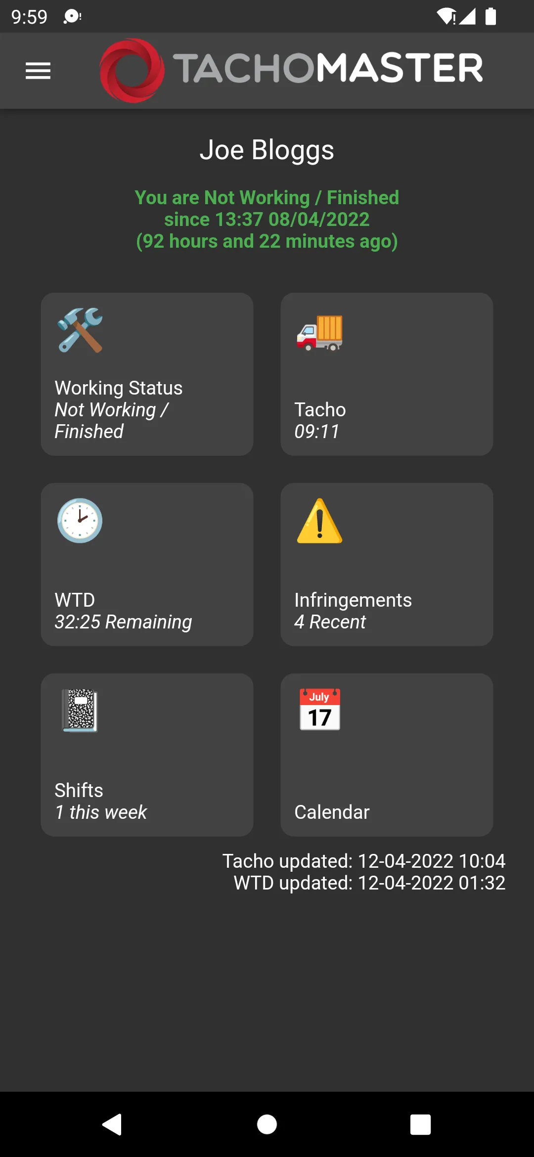 Tachomaster Worker | Indus Appstore | Screenshot