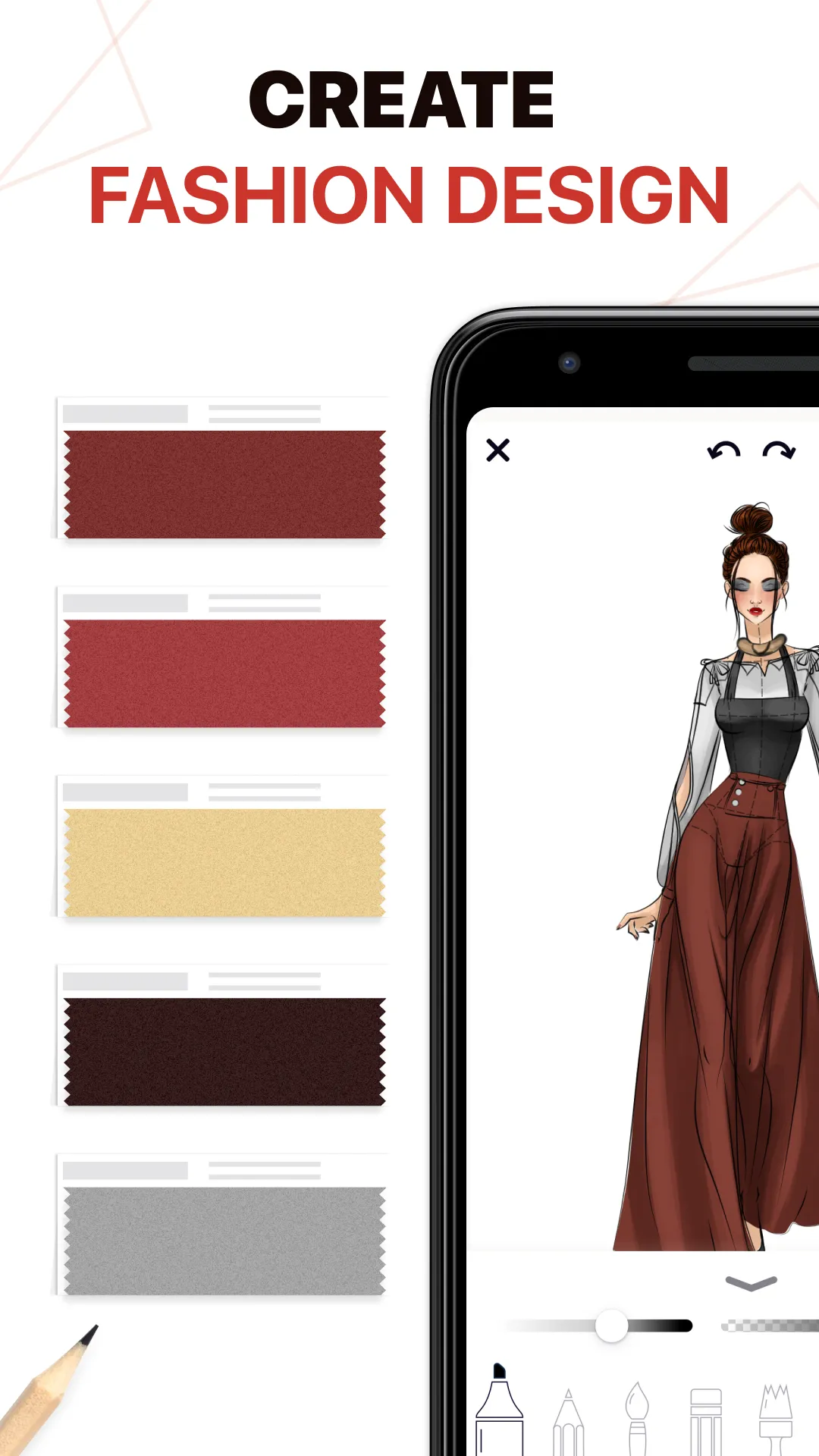 Fashion Design Sketches Book | Indus Appstore | Screenshot