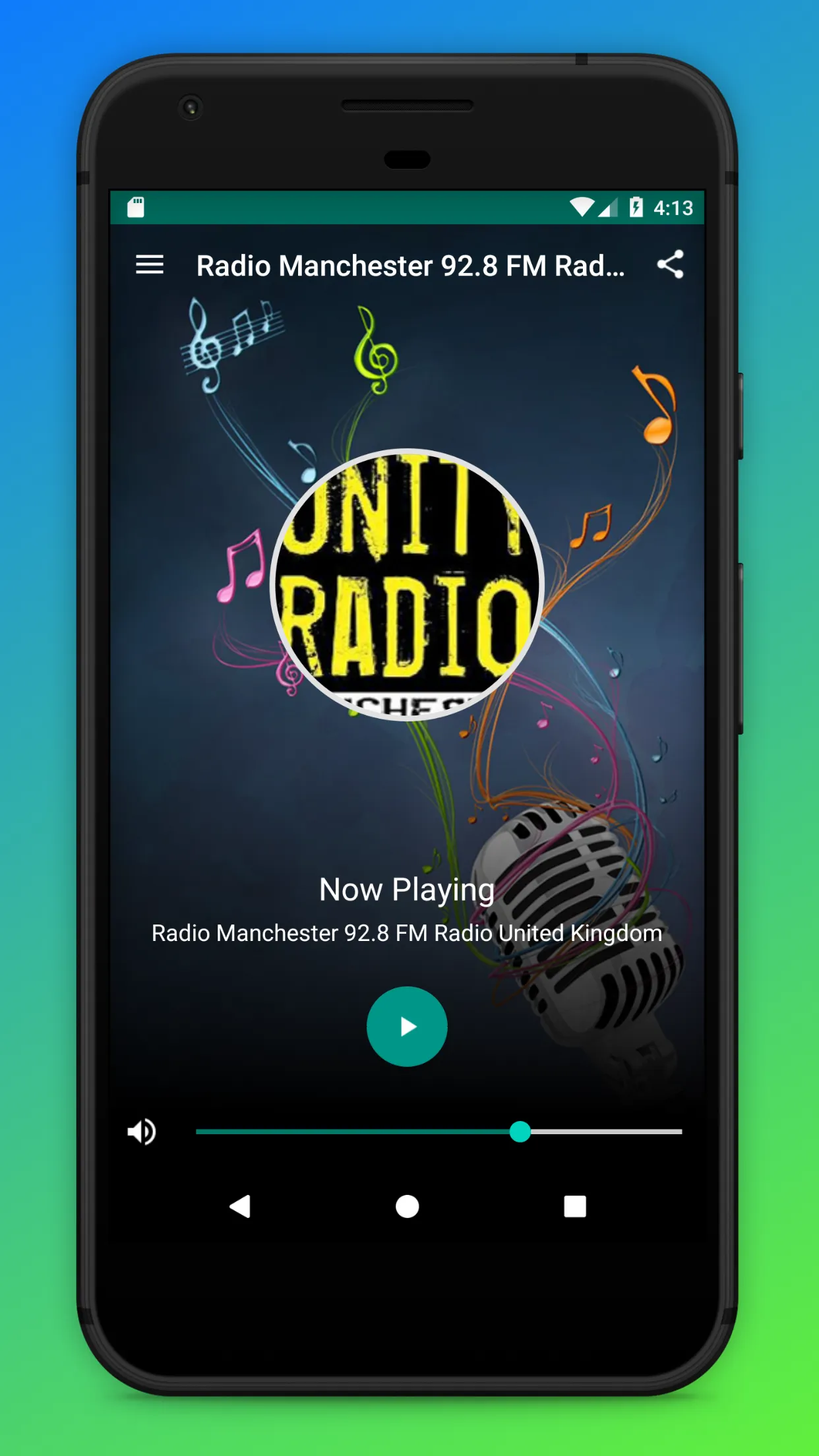 Unity Radio 92.8 Manchester FM | Indus Appstore | Screenshot