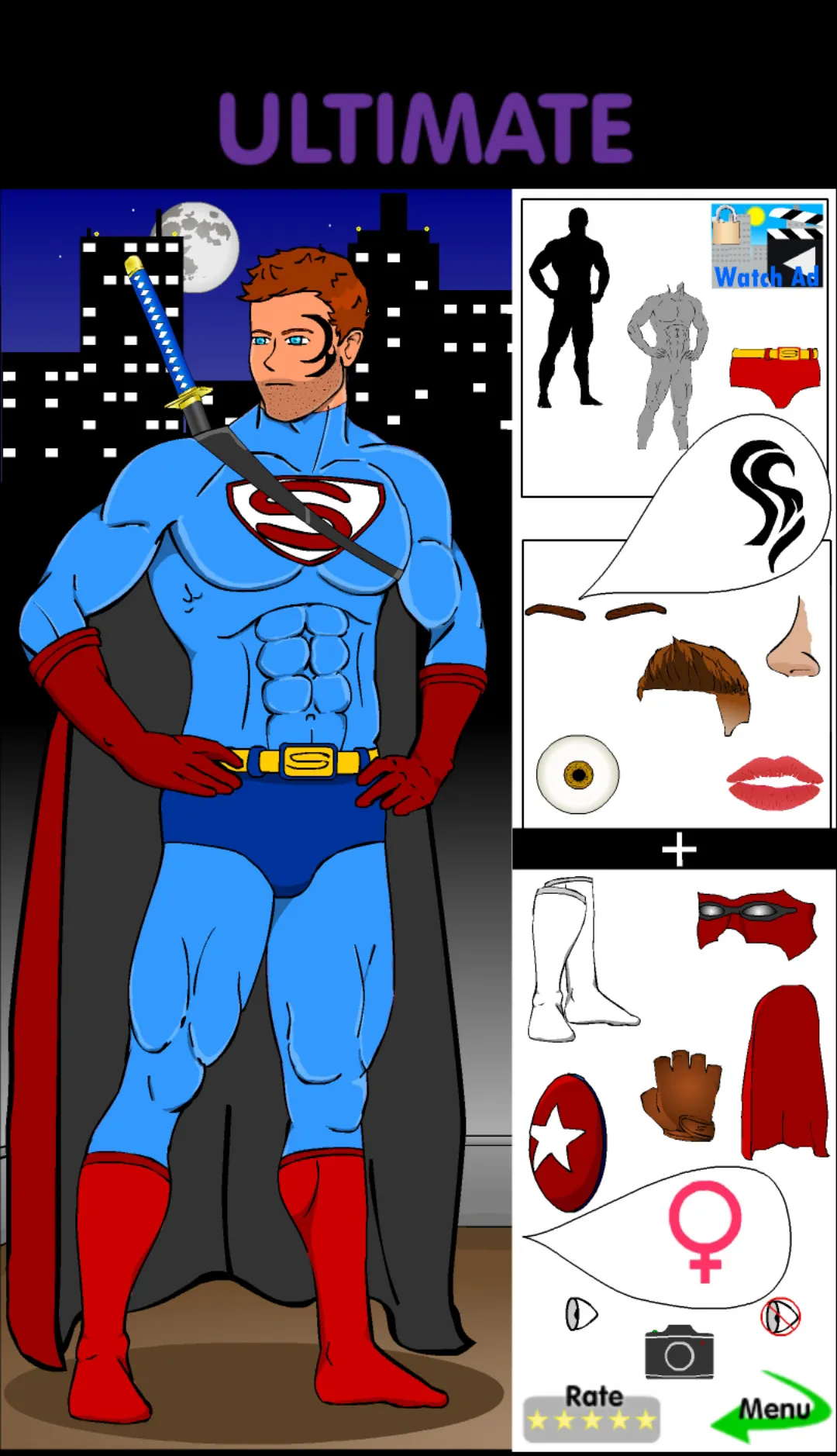 Create A Superhero HD | Indus Appstore | Screenshot