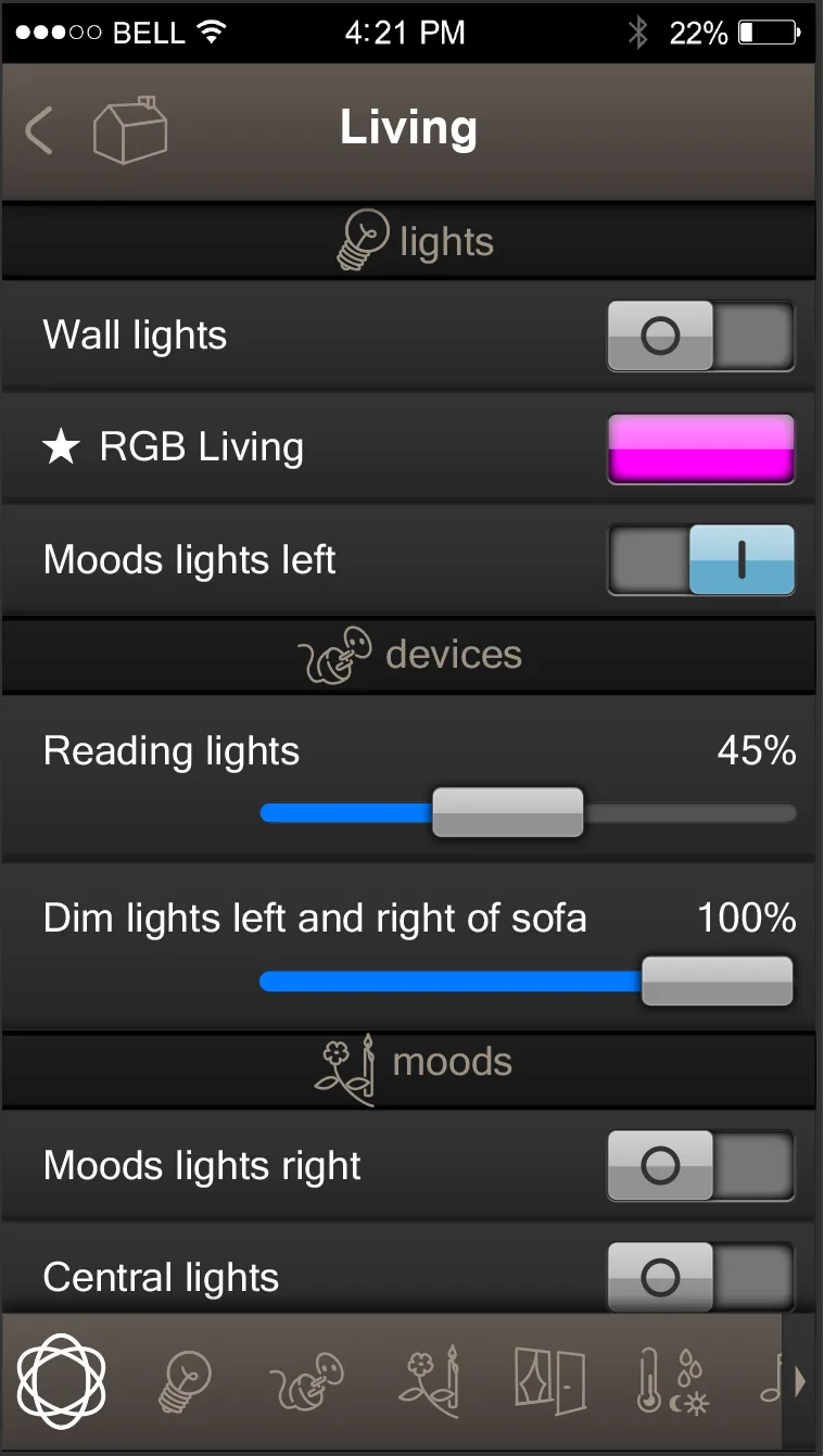TELETASK iSGUI V2.6 | Indus Appstore | Screenshot