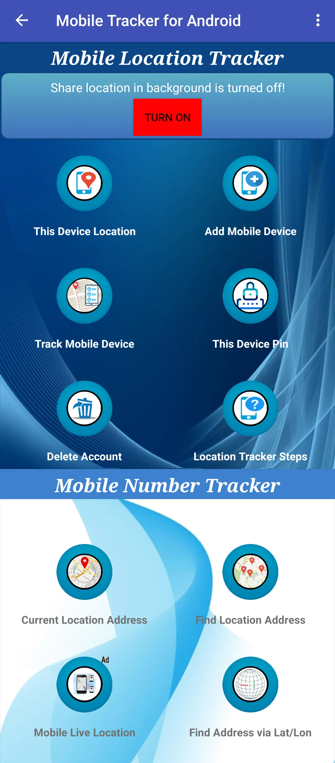 Mobile Tracker for Android | Indus Appstore | Screenshot