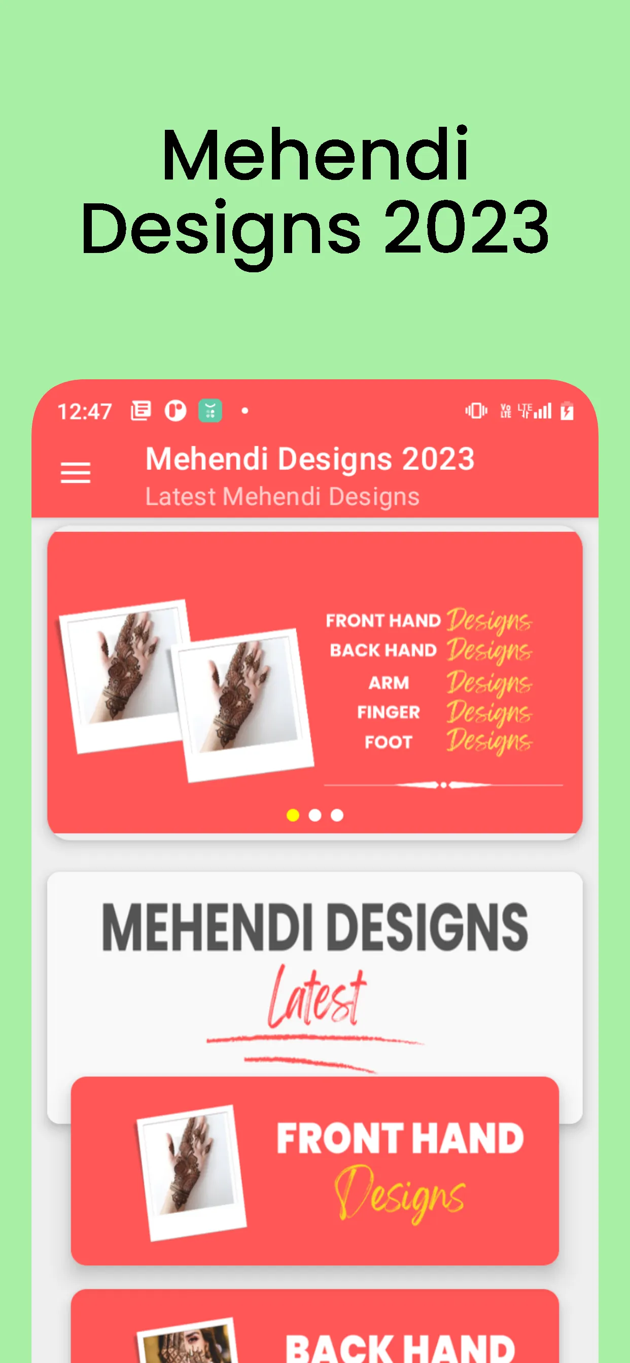 Mehndi Design 2025|Henna Bride | Indus Appstore | Screenshot